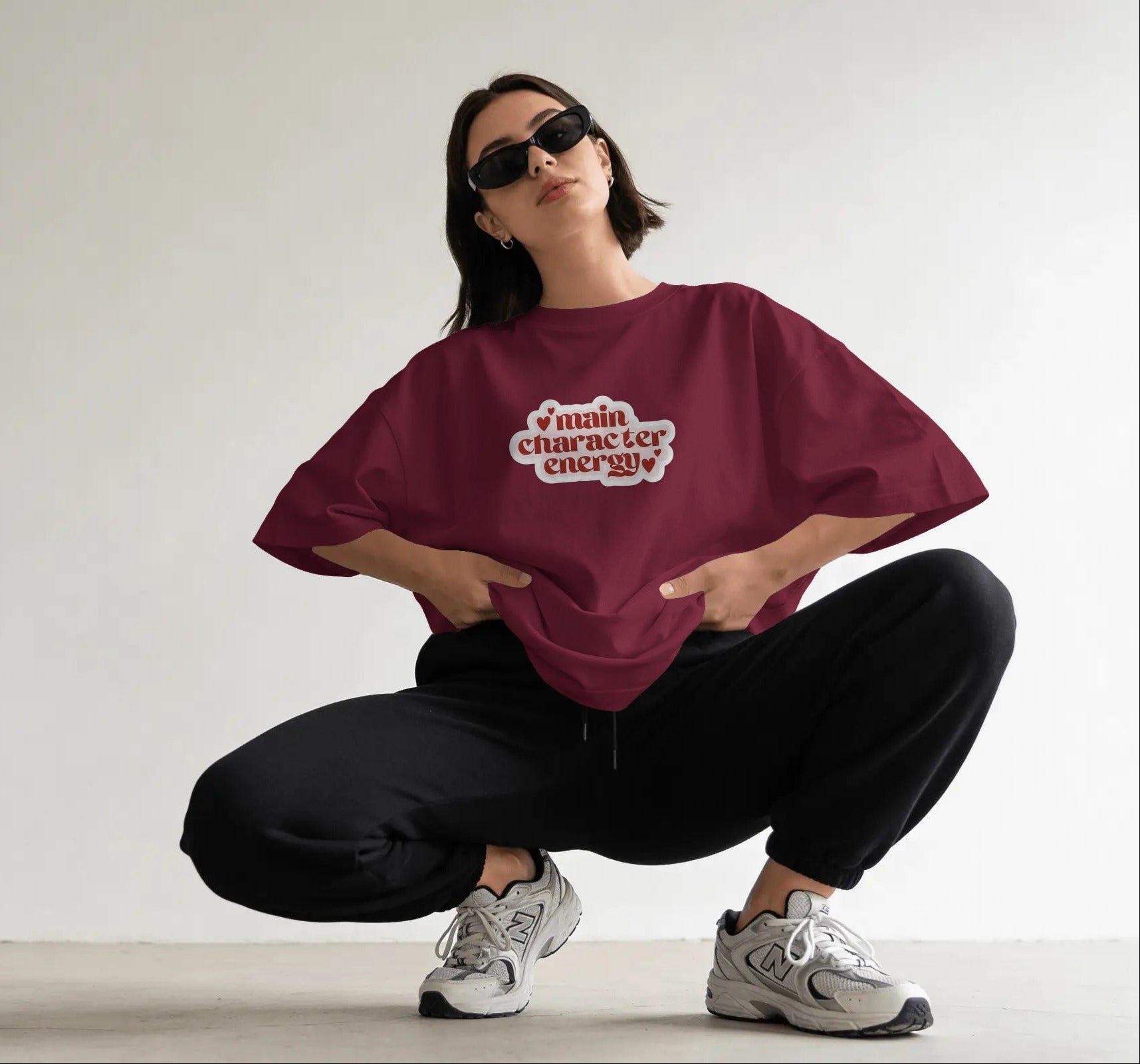 Main Character Energy Oversized T-Shirt