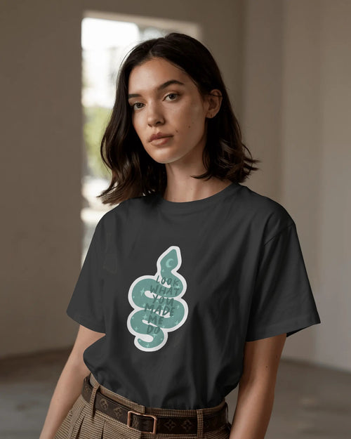 "Look What You Made Me Do” Snake Tee