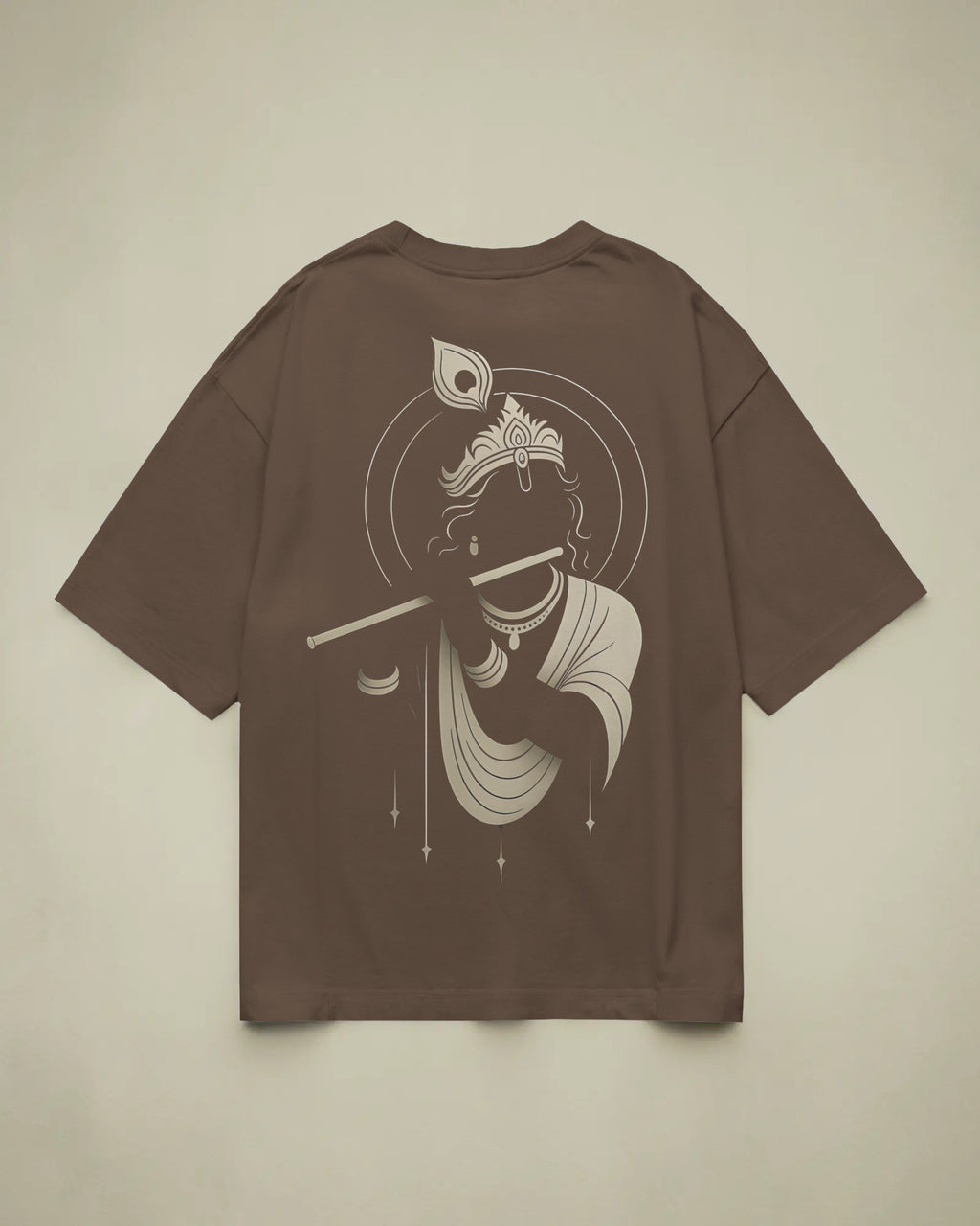 Krishna Flute Oversized T-Shirt