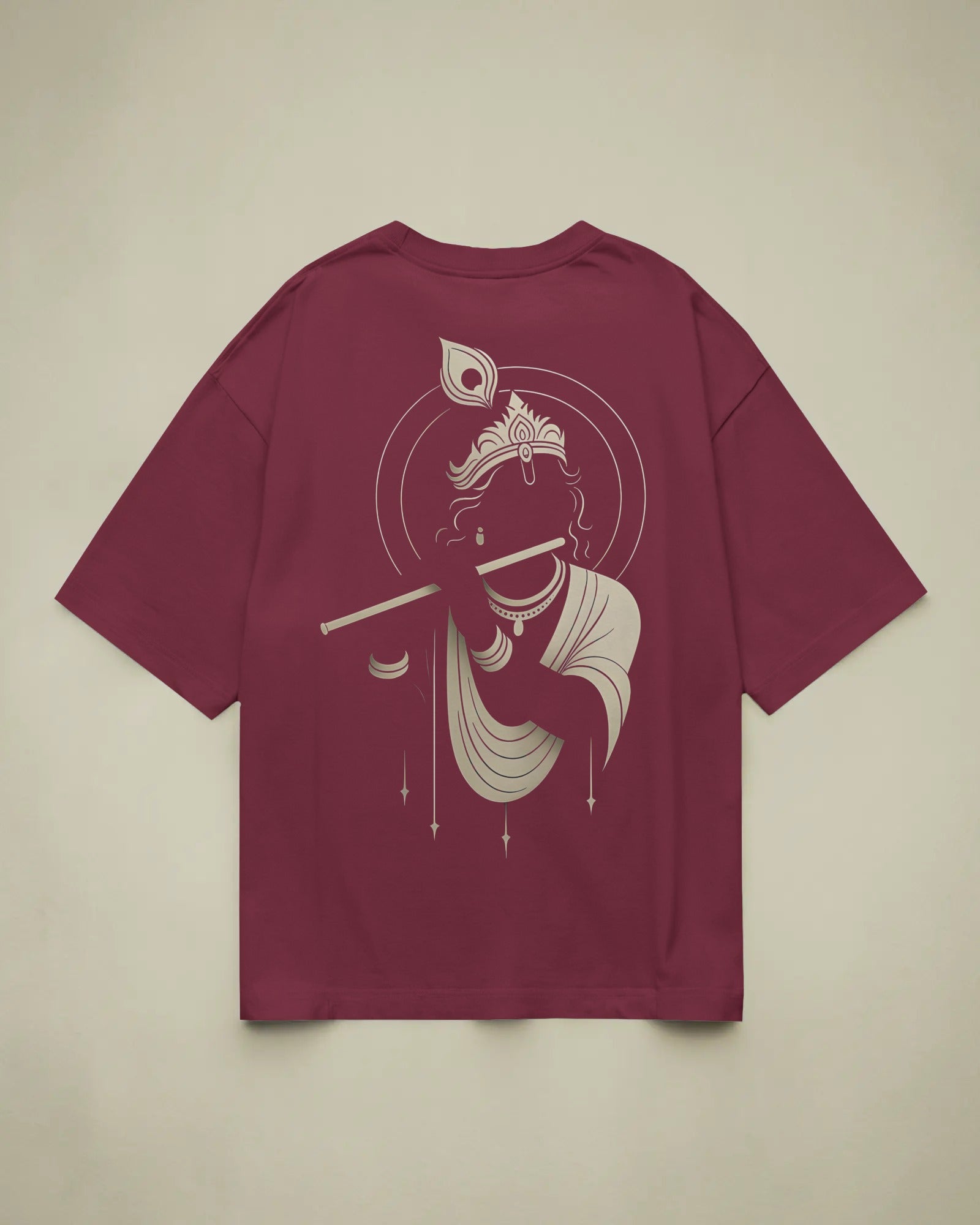 Krishna Flute Oversized T-Shirt
