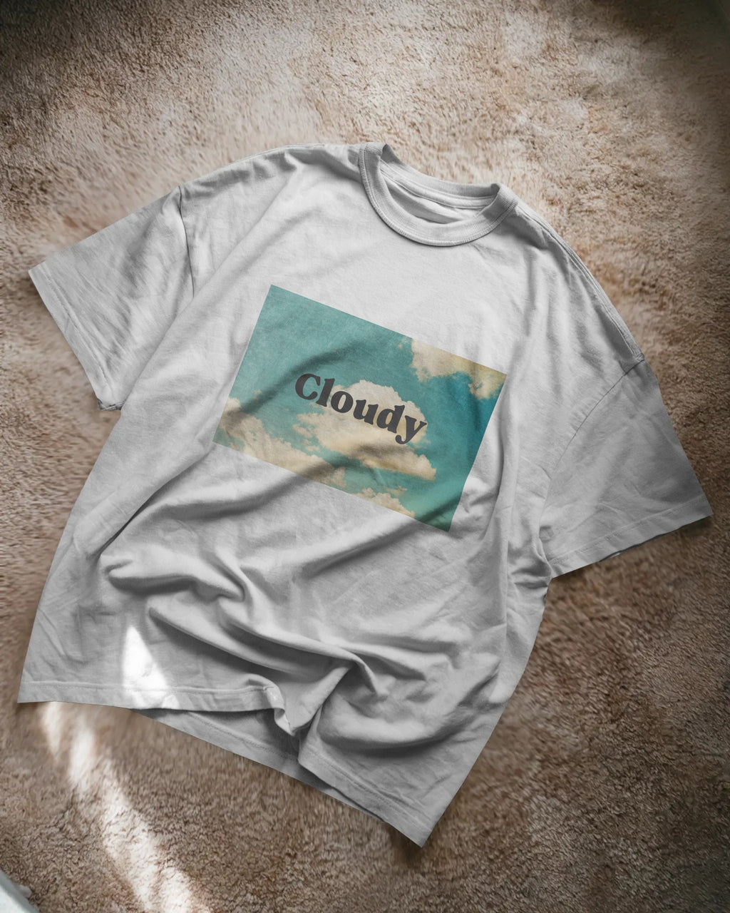 Soft Cloud Aesthetic Oversized T-Shirt