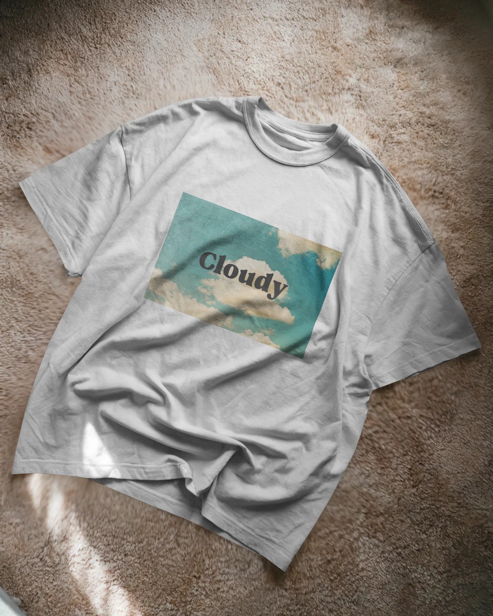 Soft Cloud Aesthetic Oversized T-Shirt