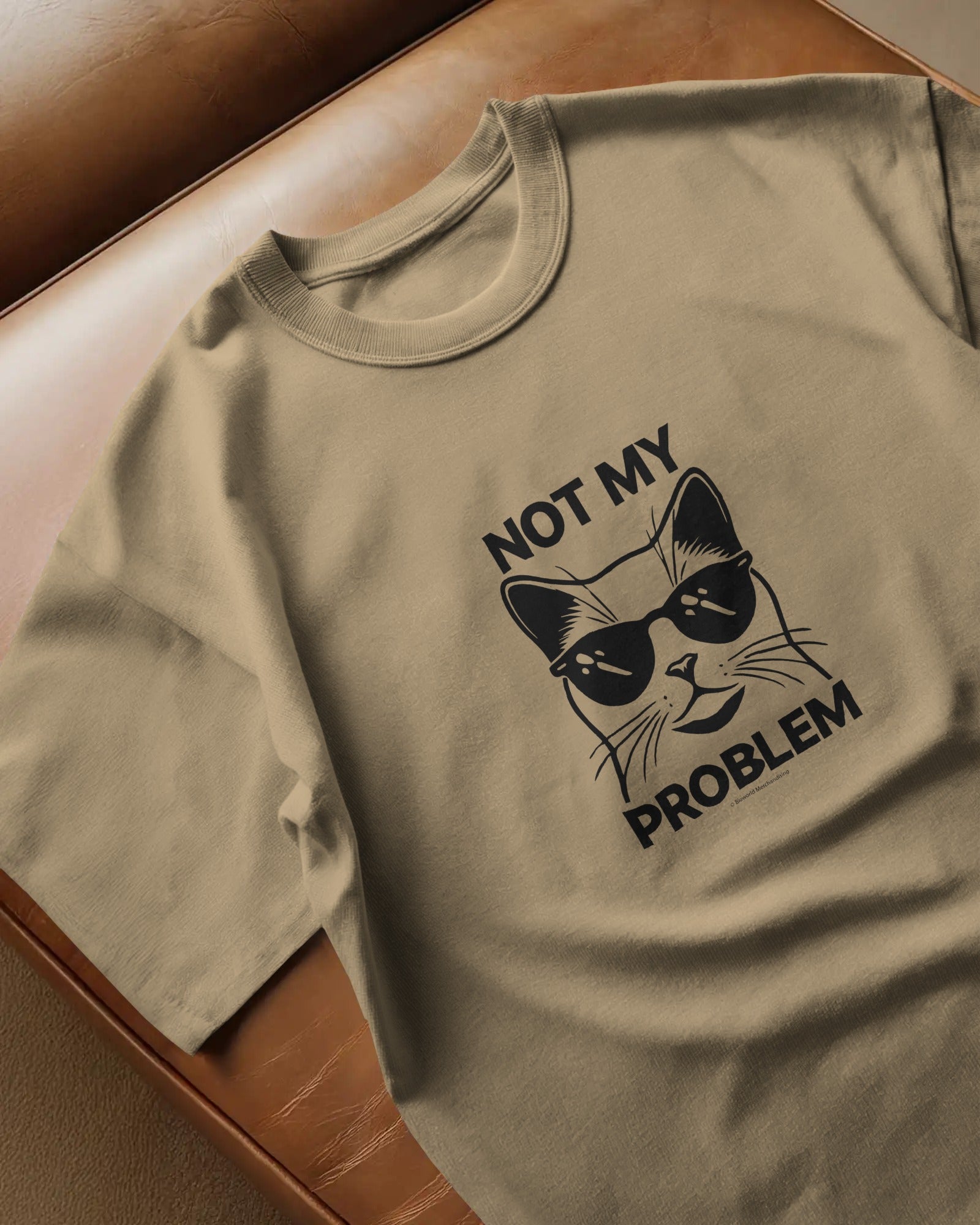 Not My Problem Cat Tee