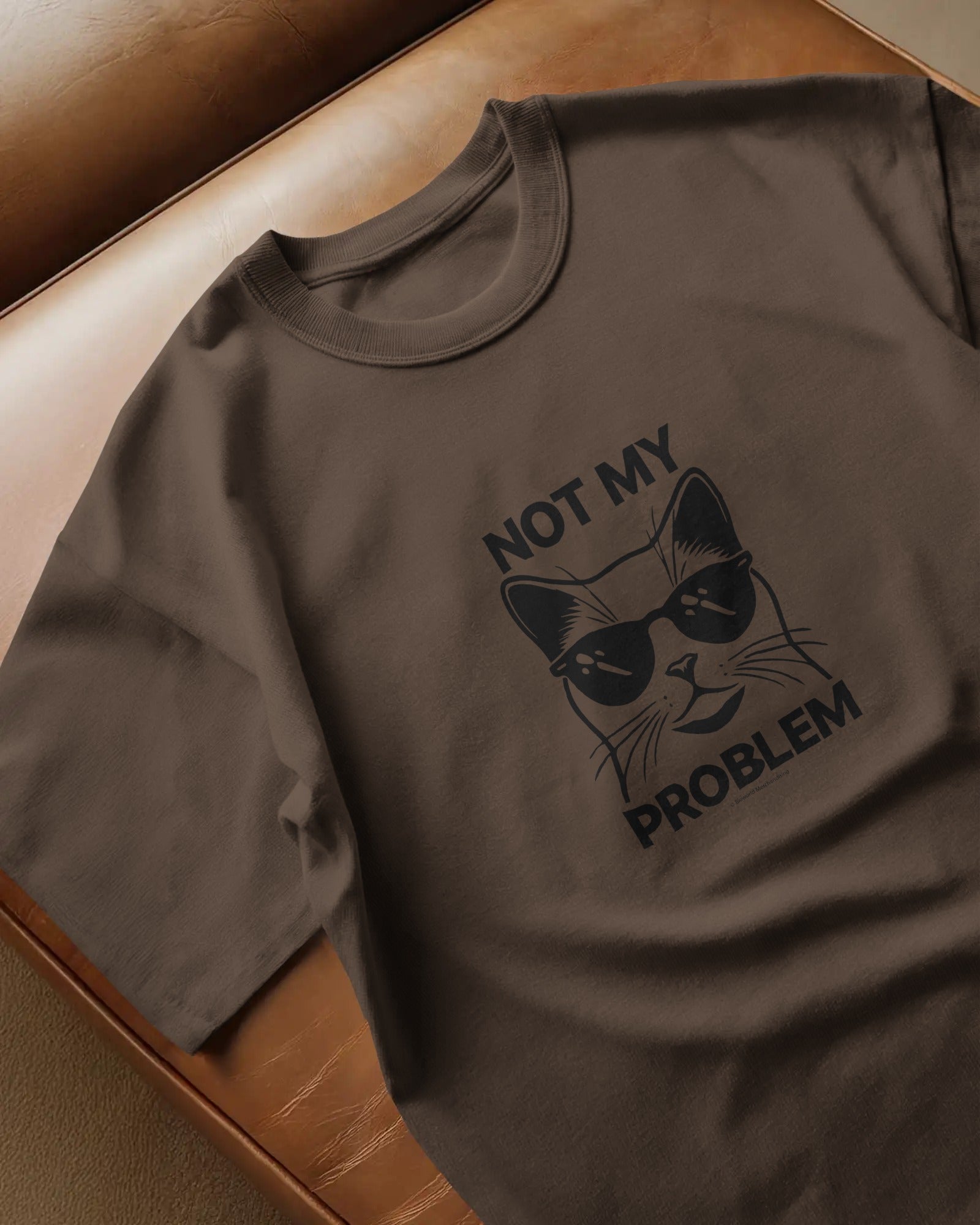 Not My Problem Cat Tee
