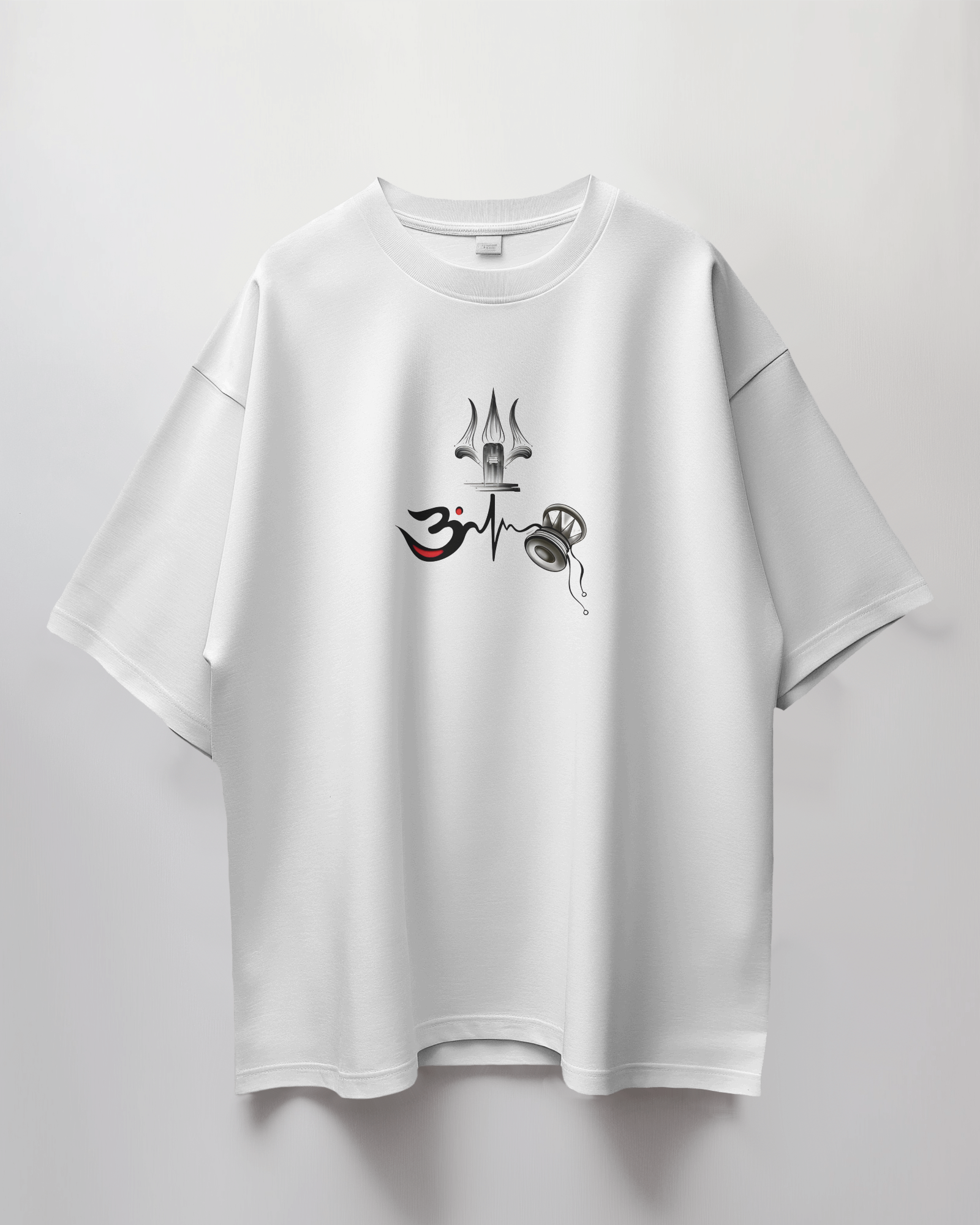 Om Trishul Oversized T-Shirt