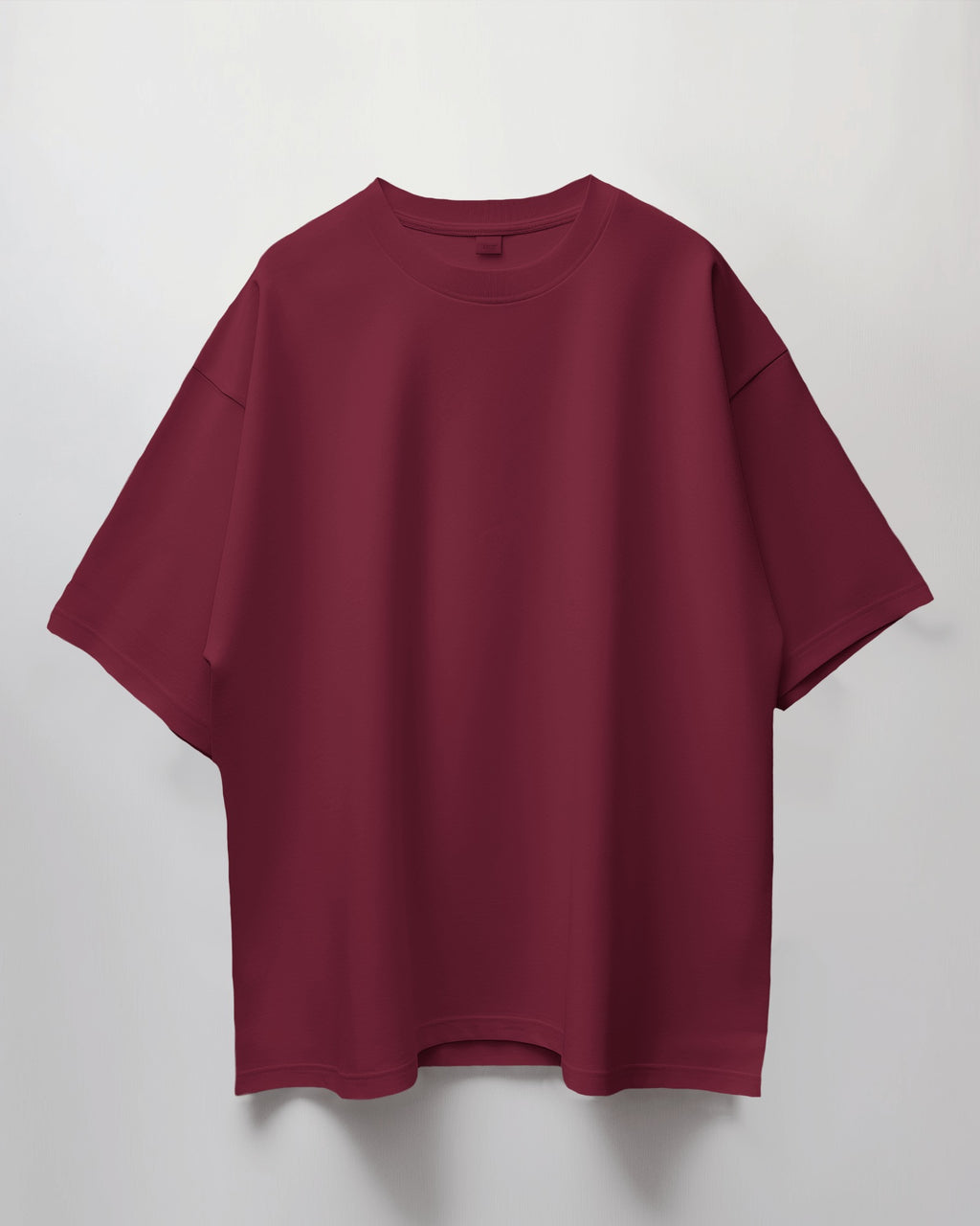 Maroon Unisex Oversized T-shirt