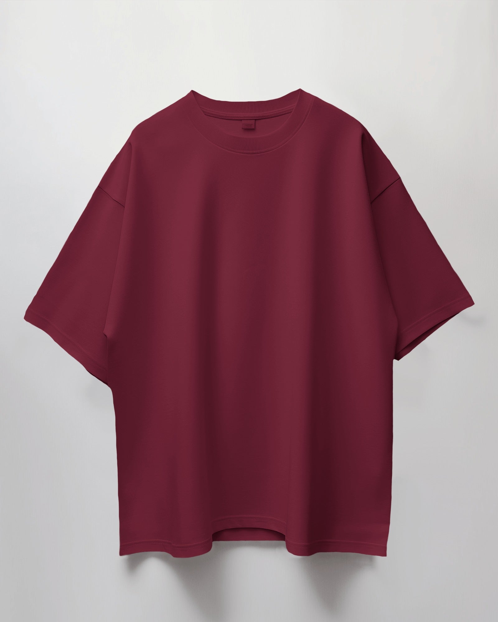 Maroon Unisex Oversized T-shirt