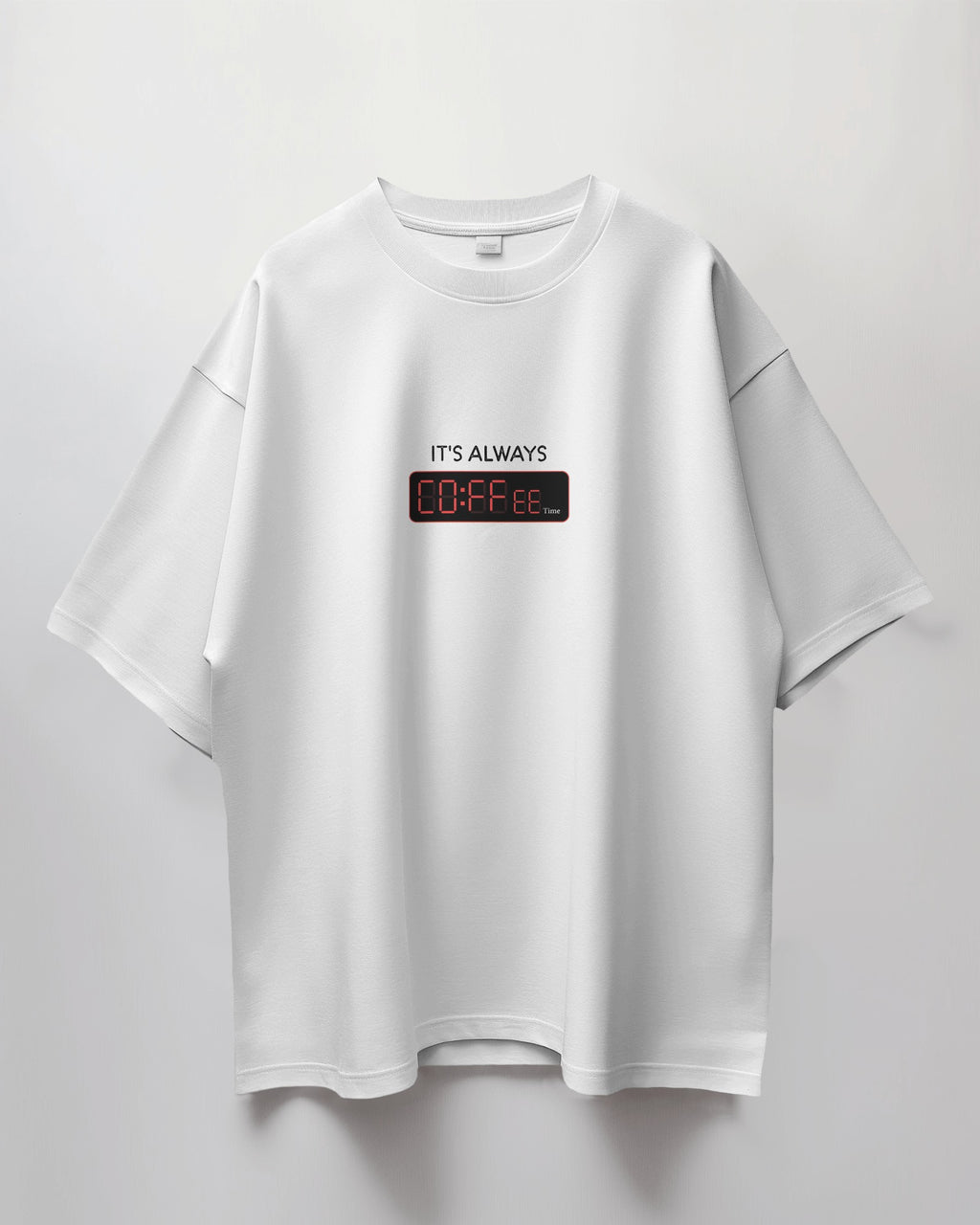 Coffee O’Clock Oversized T-Shirt