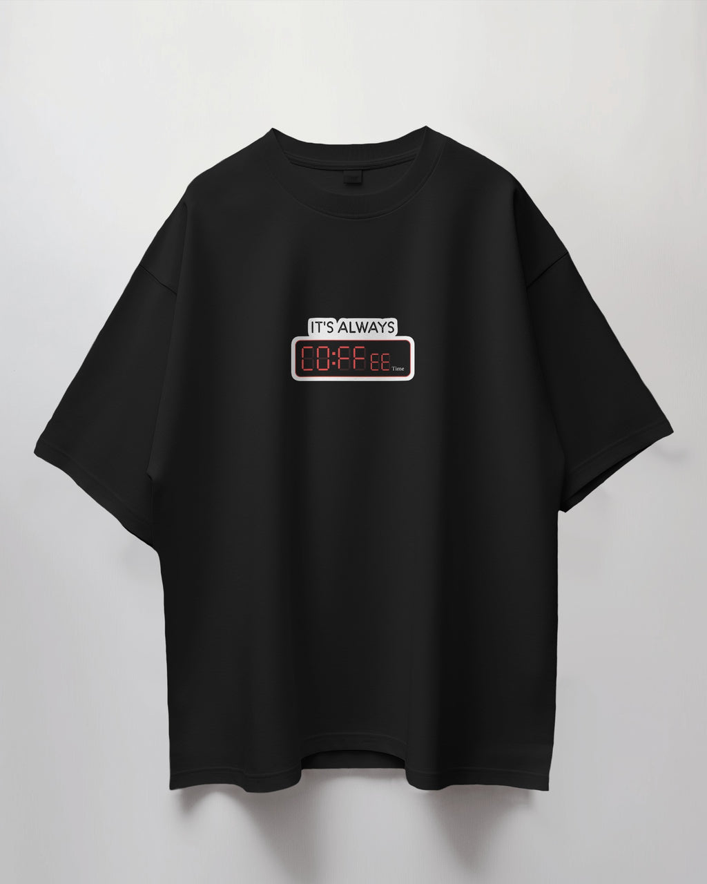 Coffee O’Clock Oversized T-Shirt