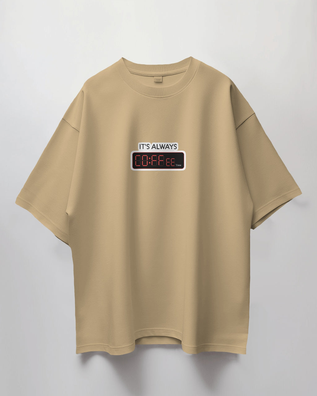 Coffee O’Clock Oversized T-Shirt