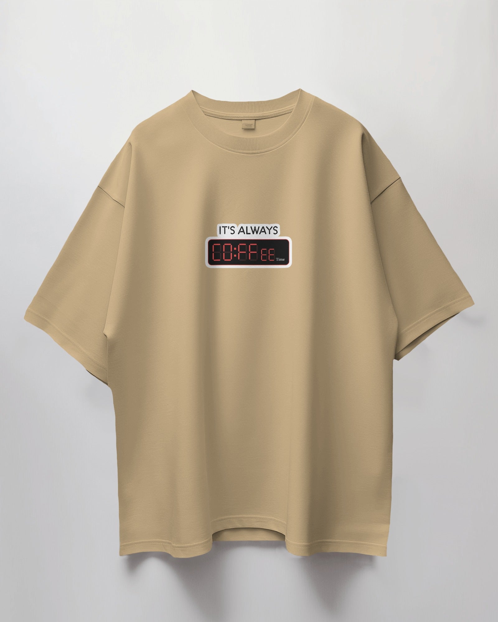 Coffee O’Clock Oversized T-Shirt