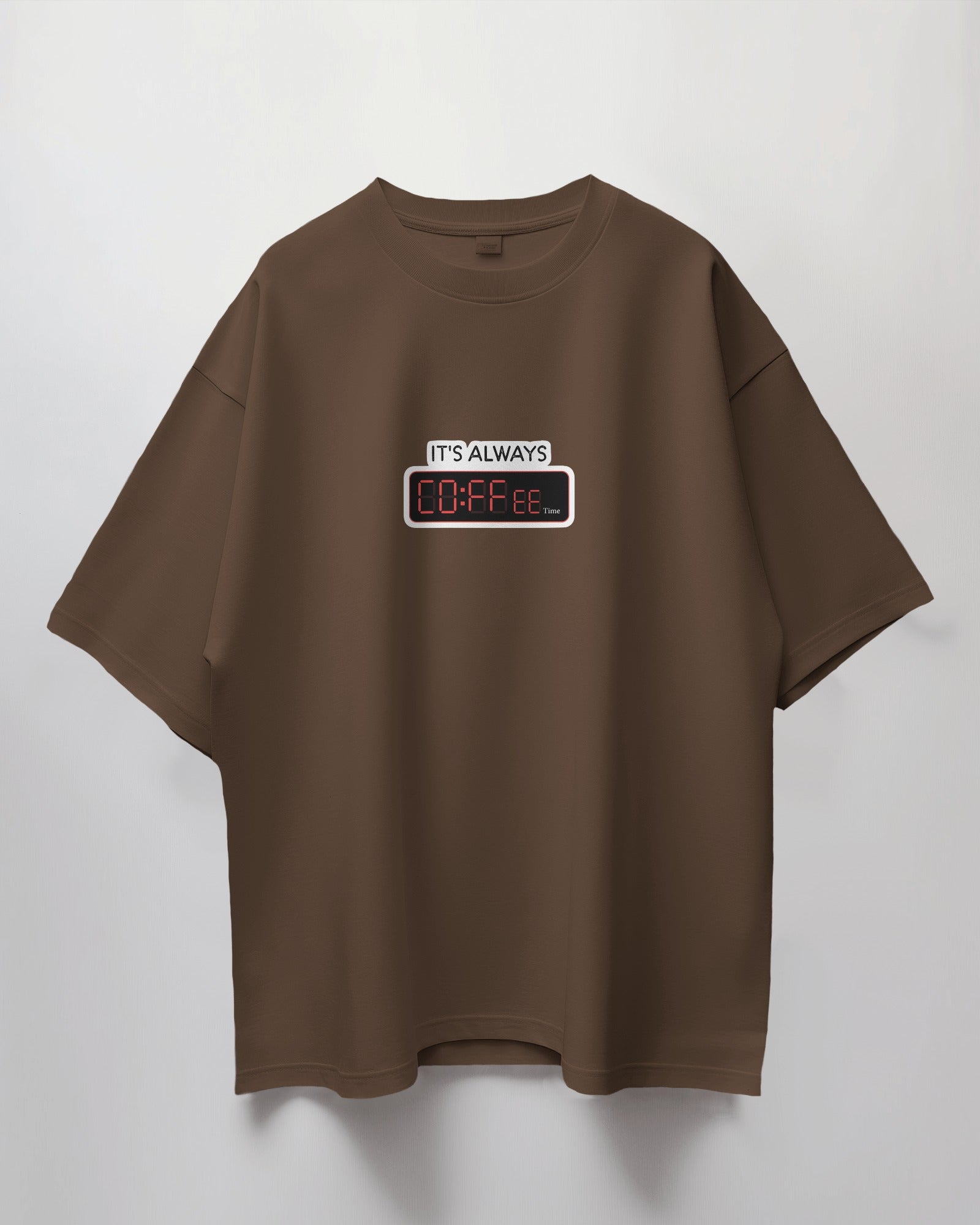 Coffee O’Clock Oversized T-Shirt