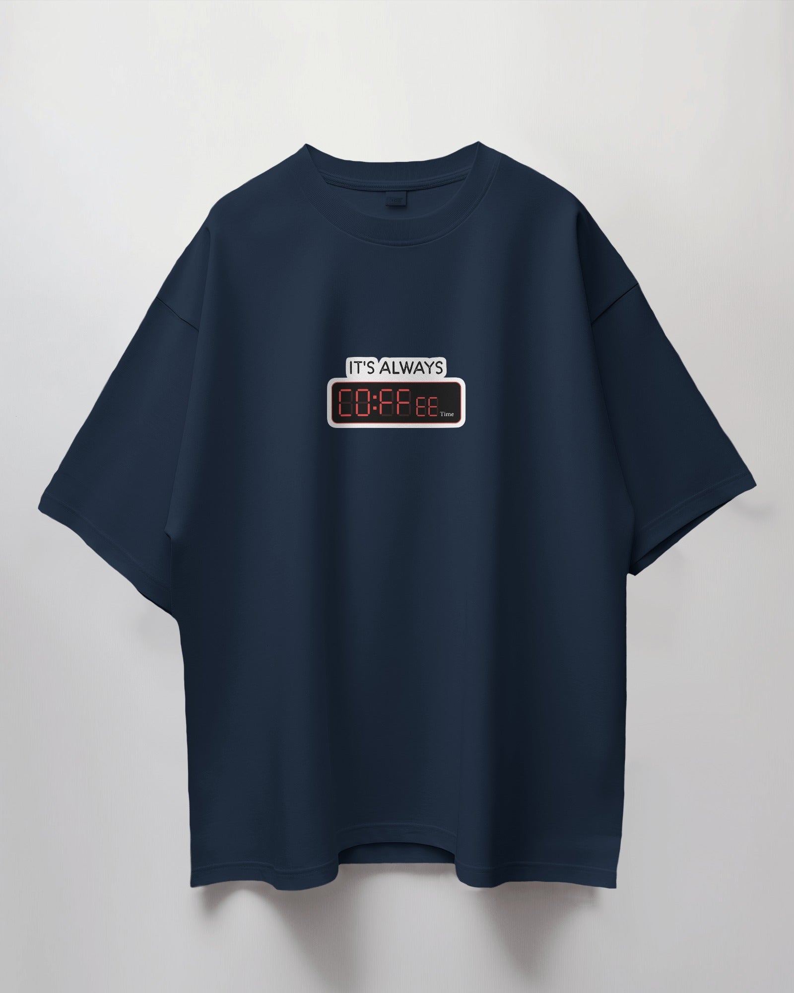 Coffee O’Clock Oversized T-Shirt