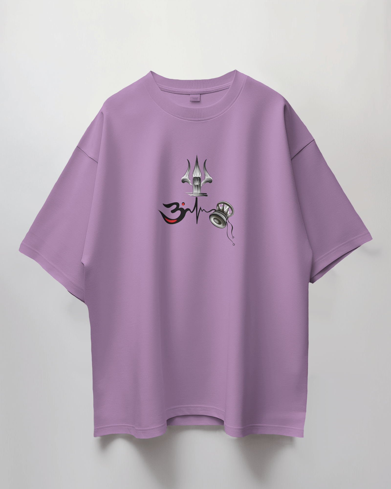 Om Trishul Oversized T-Shirt