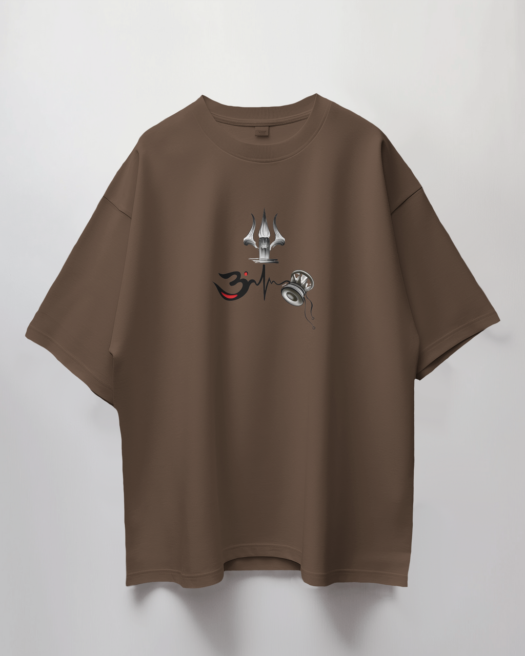 Om Trishul Oversized T-Shirt