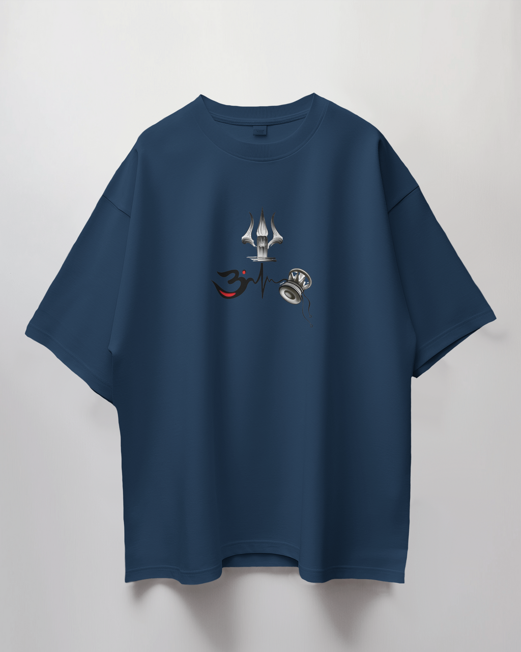 Om Trishul Oversized T-Shirt