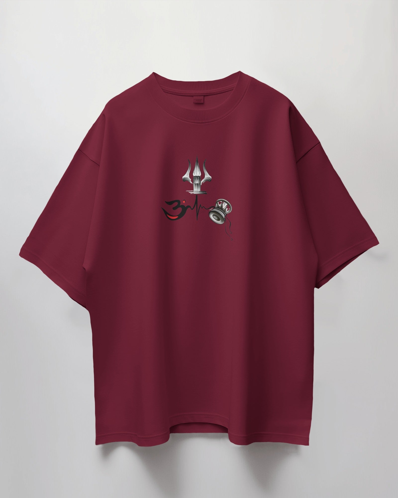 Om Trishul Oversized T-Shirt