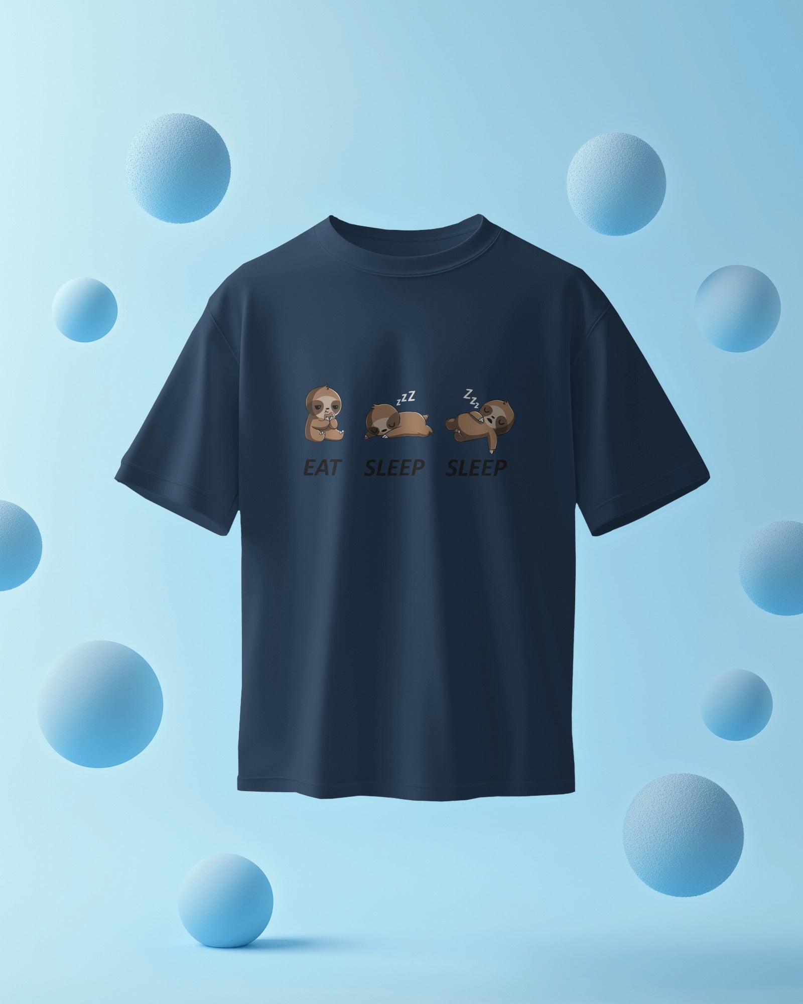 Eat. Sleep. Nap Again. Oversized Tee