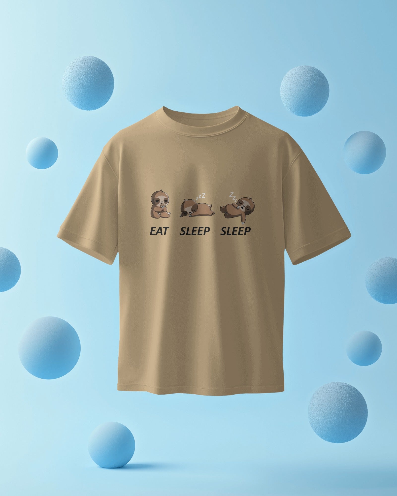 Eat. Sleep. Nap Again. Oversized Tee