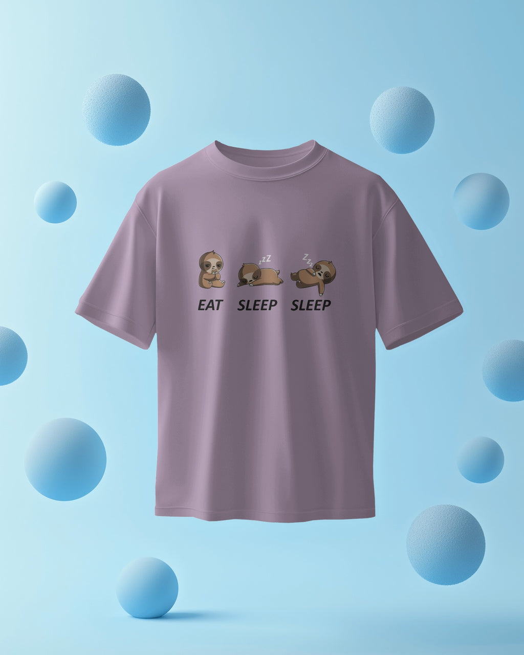 Eat. Sleep. Nap Again. Oversized Tee