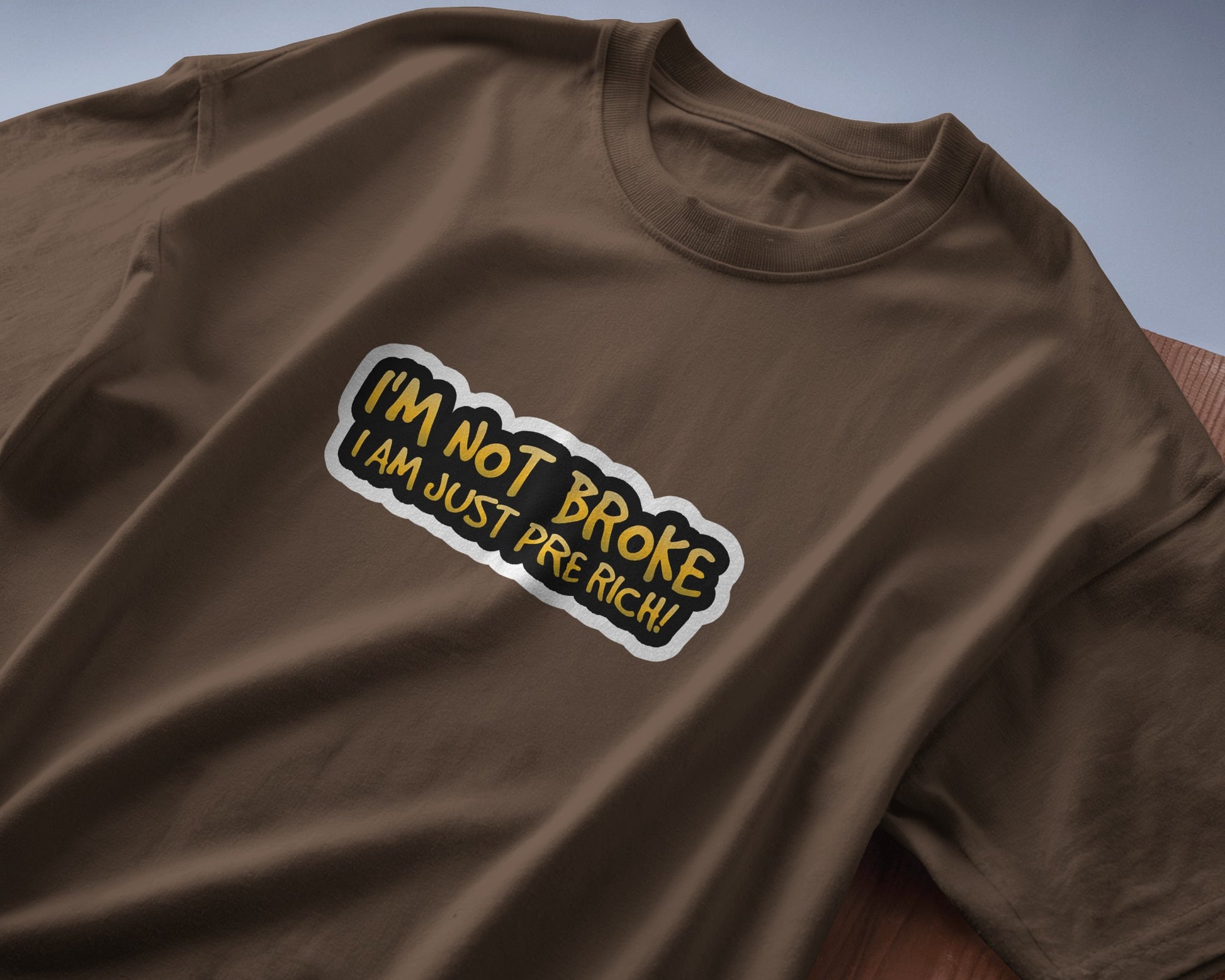 I’m Not Broke Oversized Tee