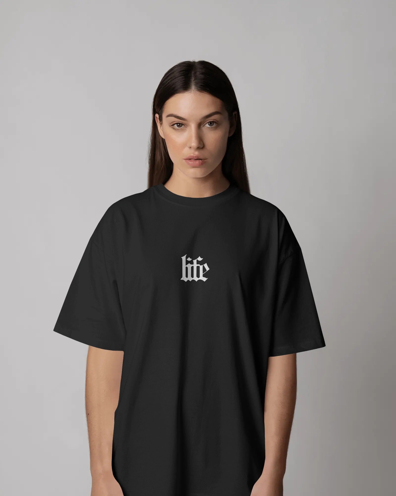 Life Attitude Oversized T-Shirt