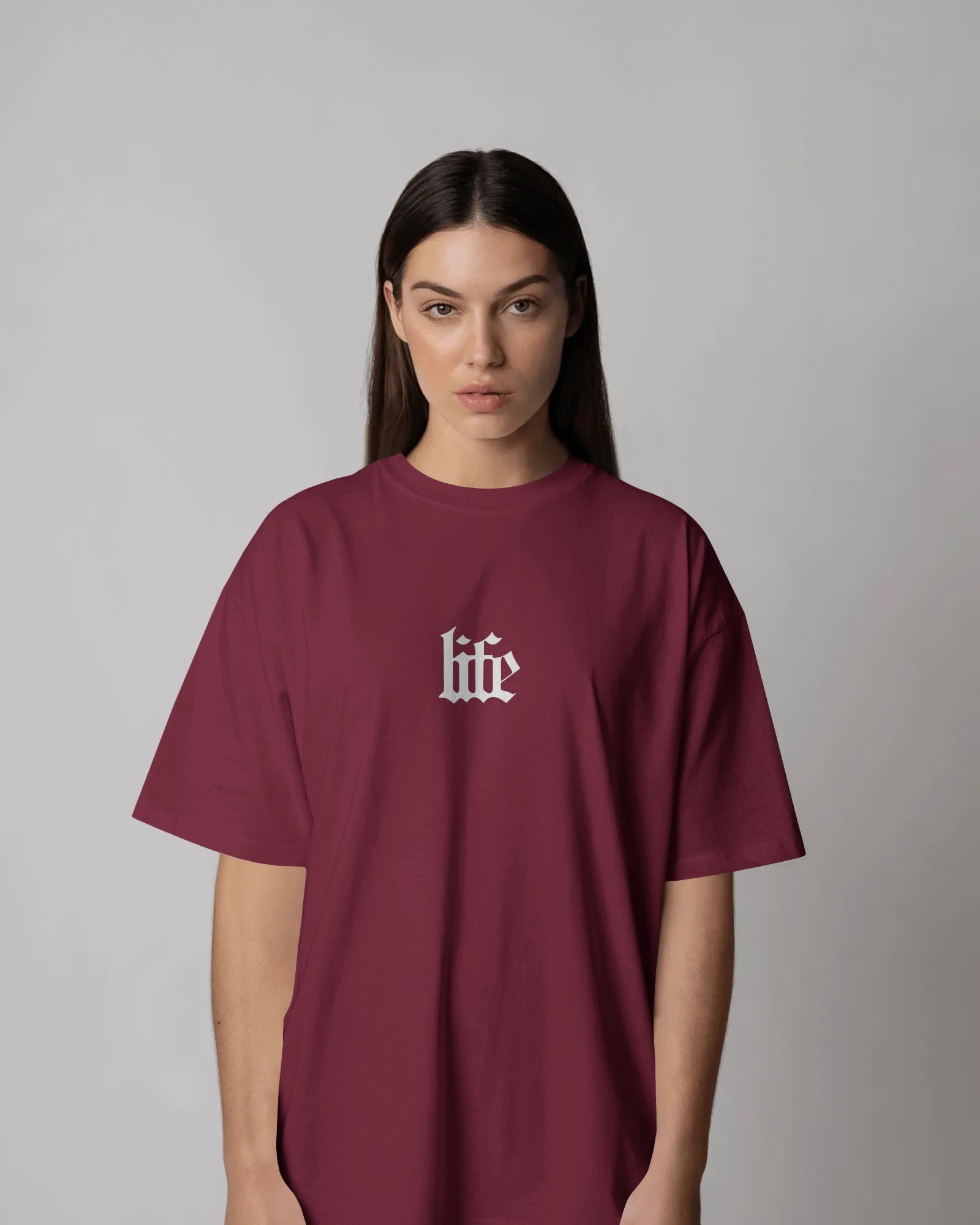 Life Attitude Oversized T-Shirt