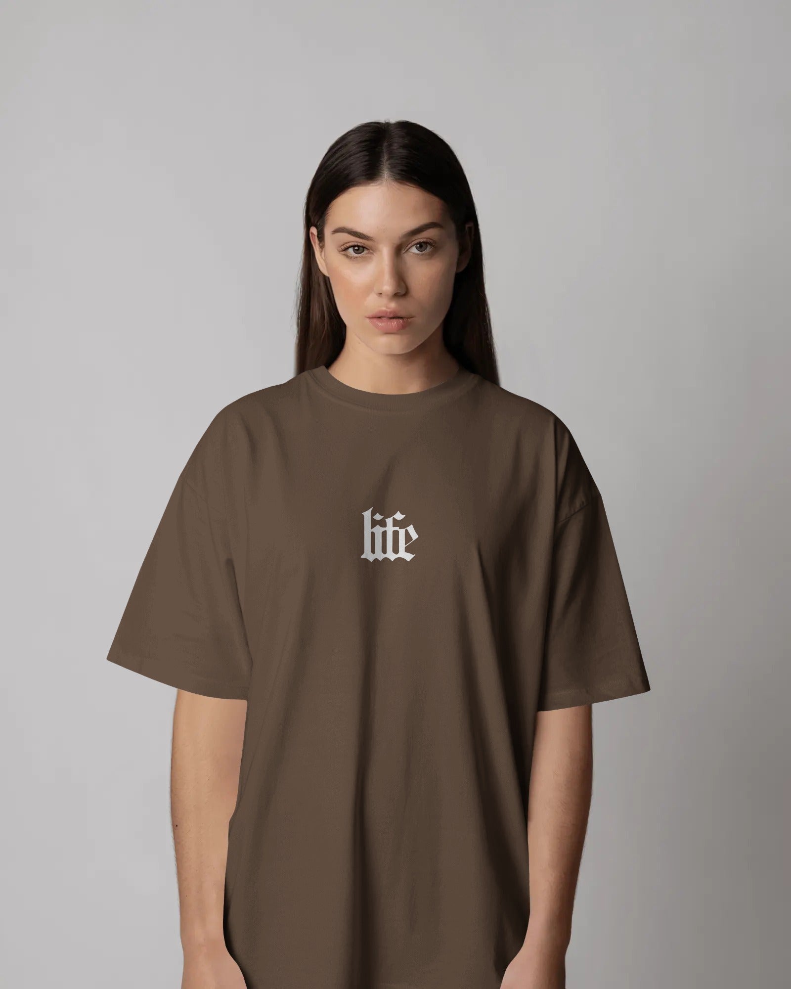Life Attitude Oversized T-Shirt