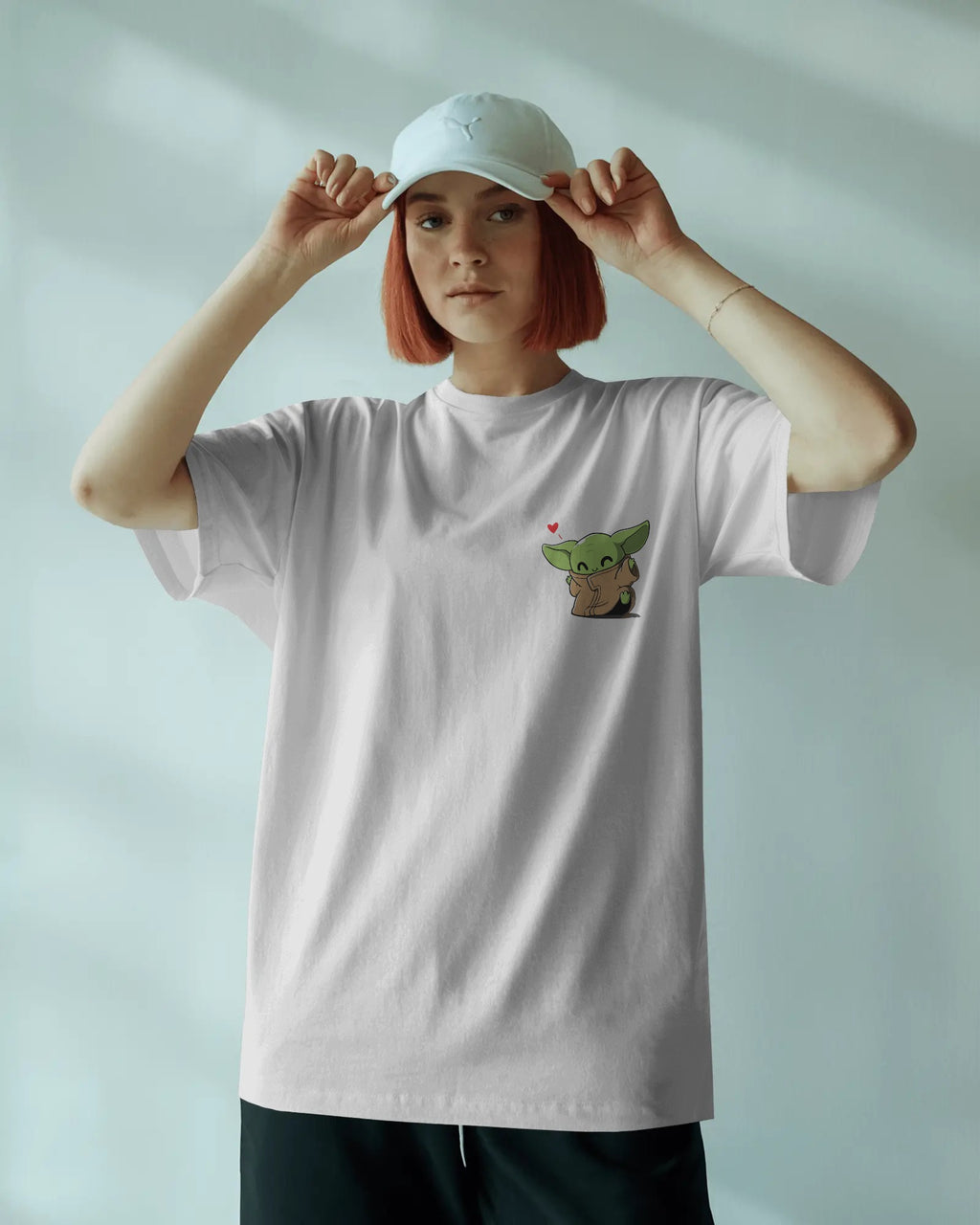 Pocket Yoda Oversized T-Shirt
