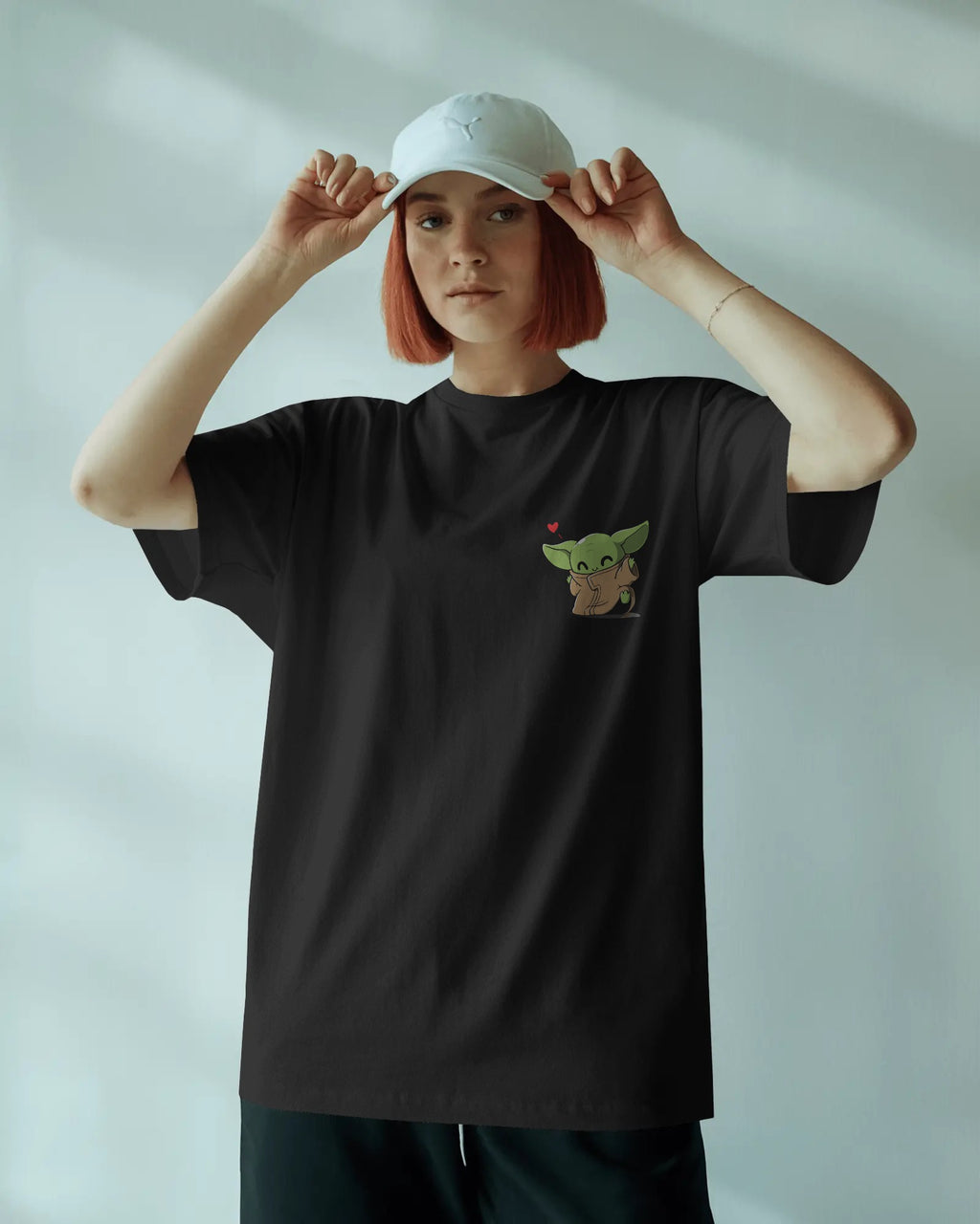 Pocket Yoda Oversized T-Shirt