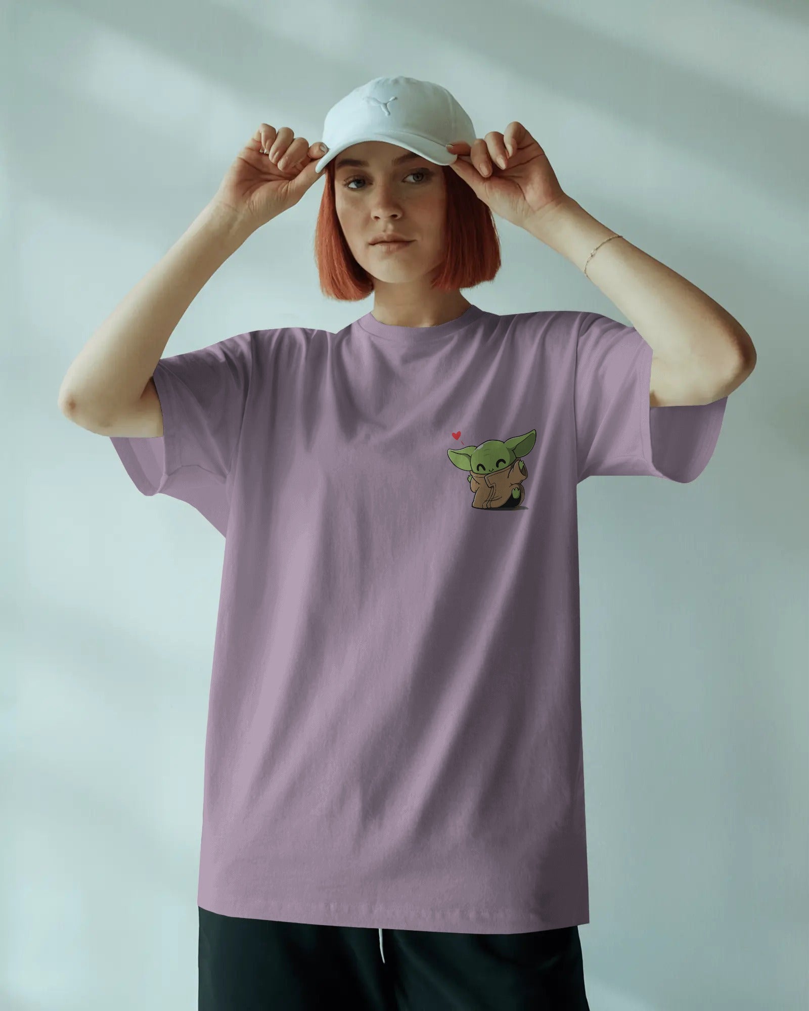 Pocket Yoda Oversized T-Shirt