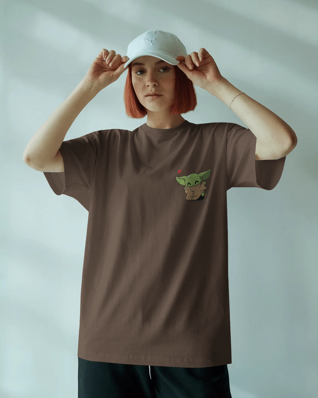 Pocket Yoda Oversized T-Shirt
