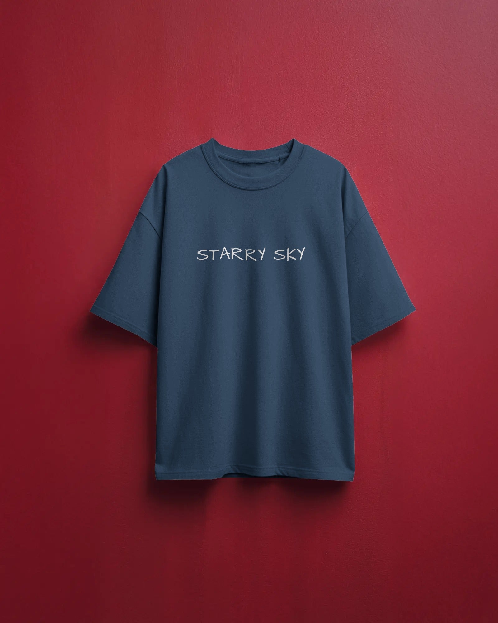 Starry Sky Graphic Oversized T-Shirt