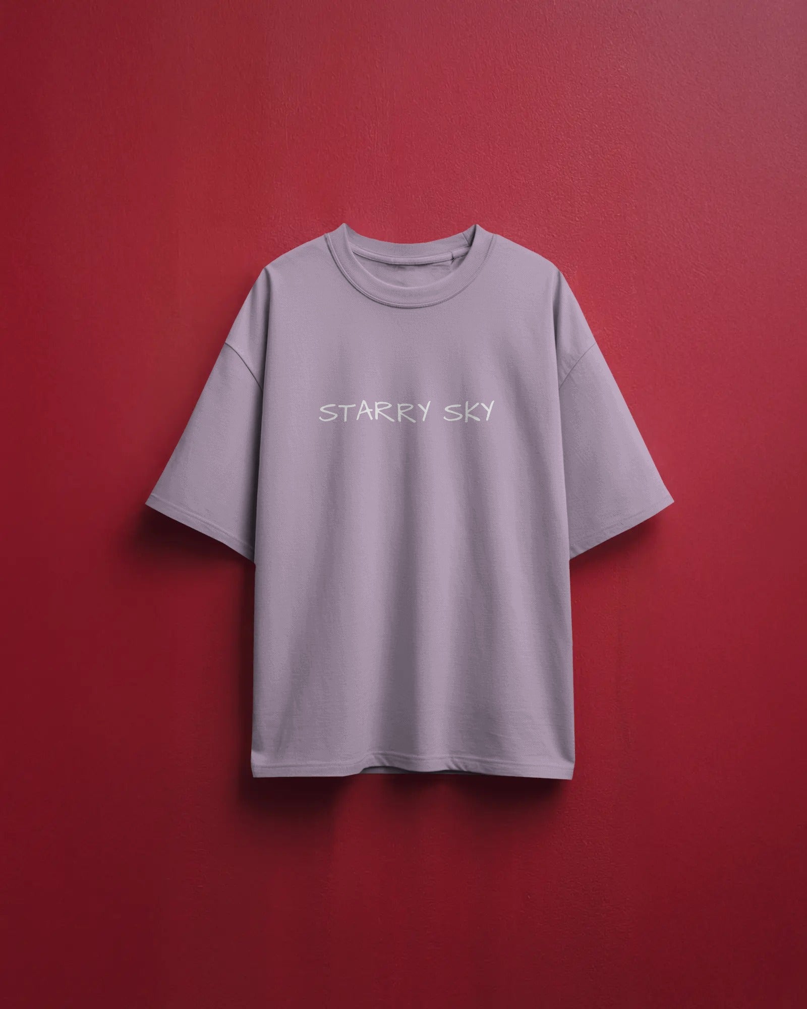 Starry Sky Graphic Oversized T-Shirt