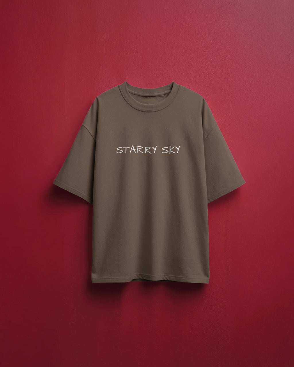 Starry Sky Graphic Oversized T-Shirt