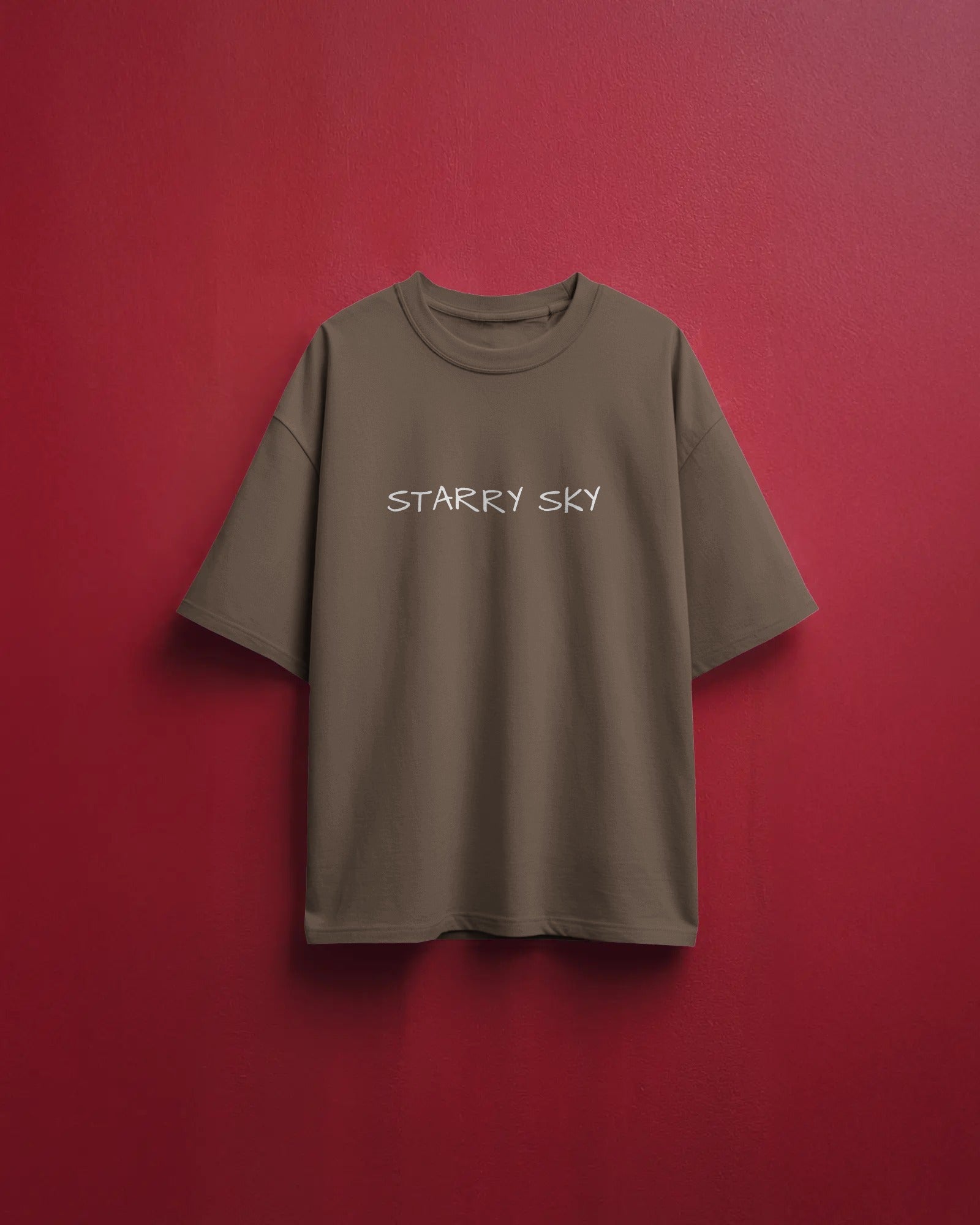Starry Sky Graphic Oversized T-Shirt