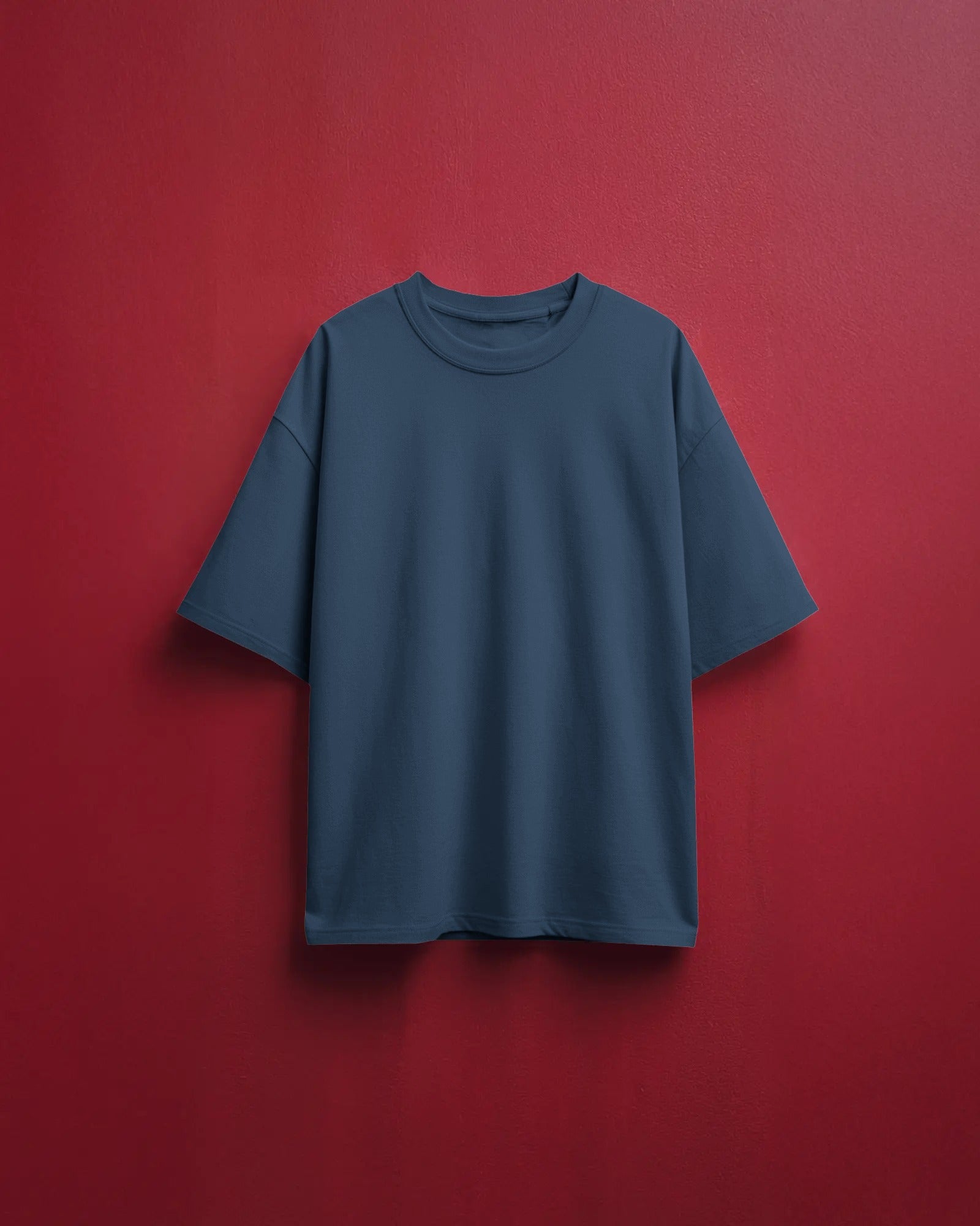 Oversized Navy Blue Unisex T-Shirt