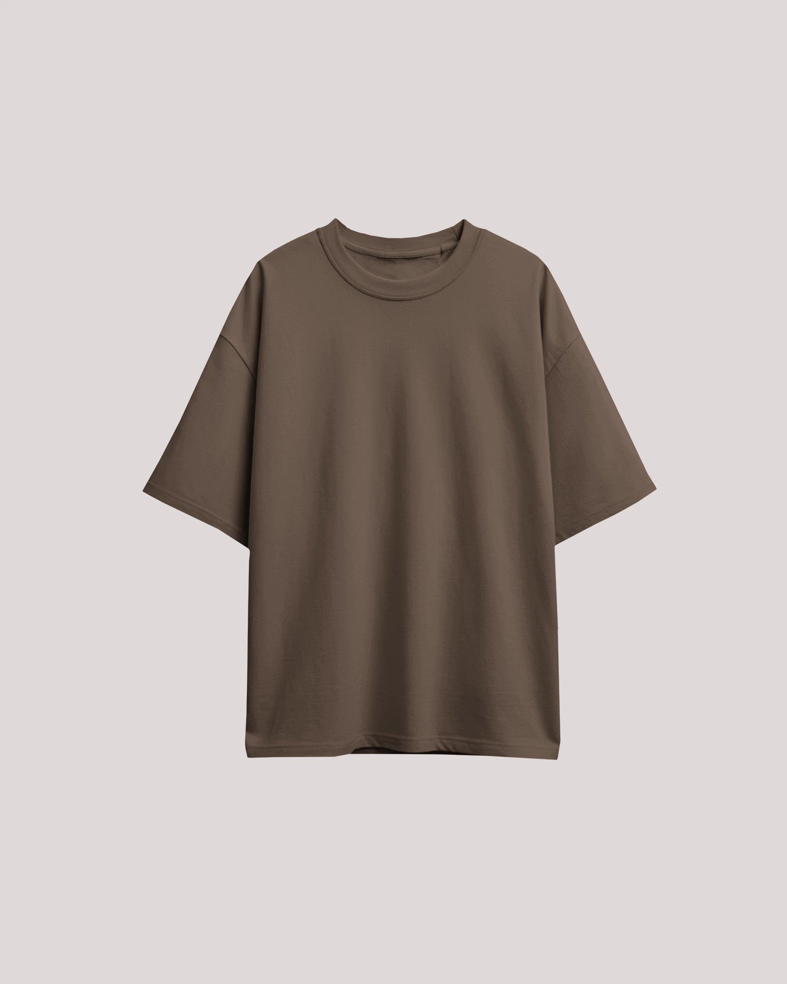 Oversized Brown Unisex T-Shirt