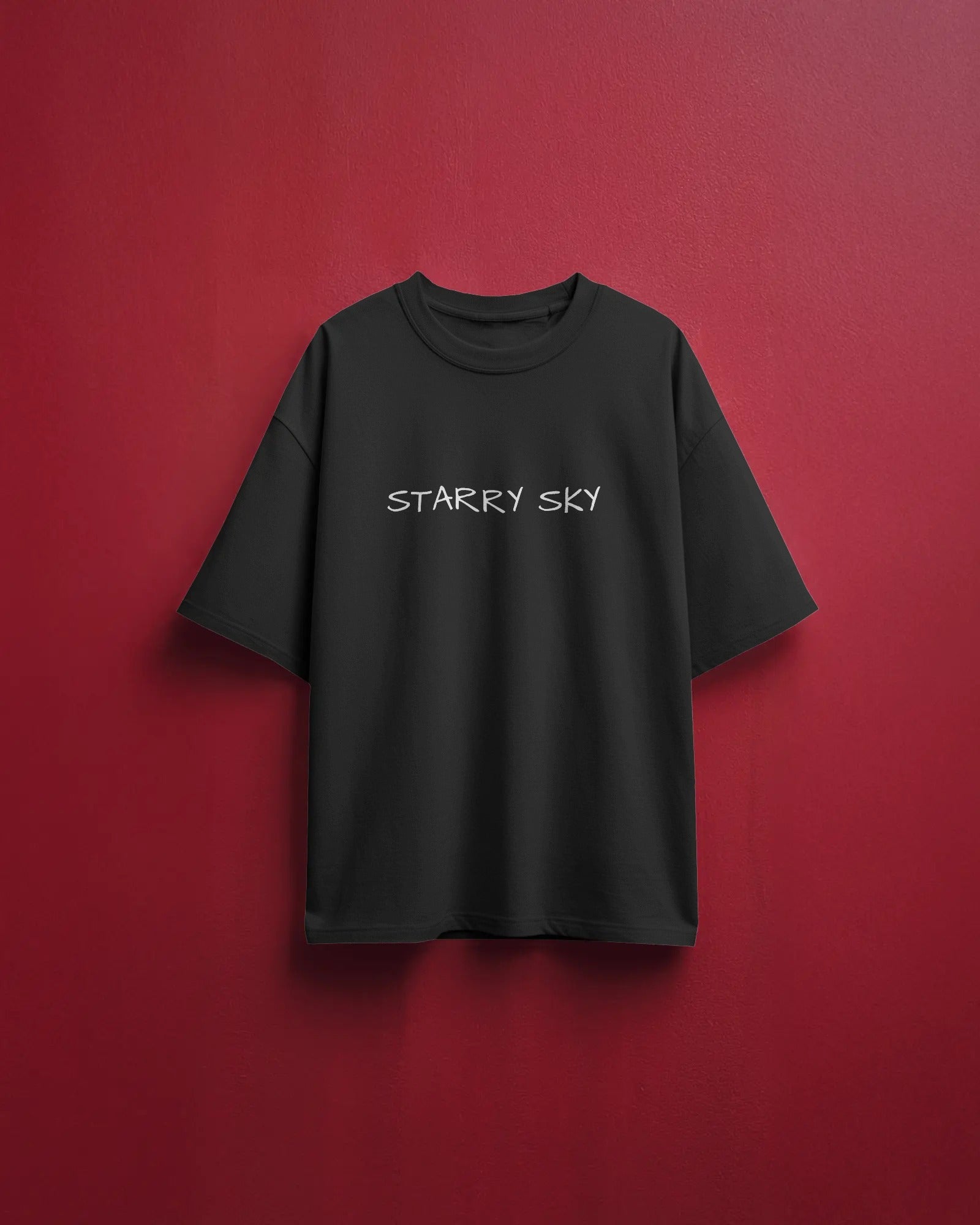 Starry Sky Graphic Oversized T-Shirt