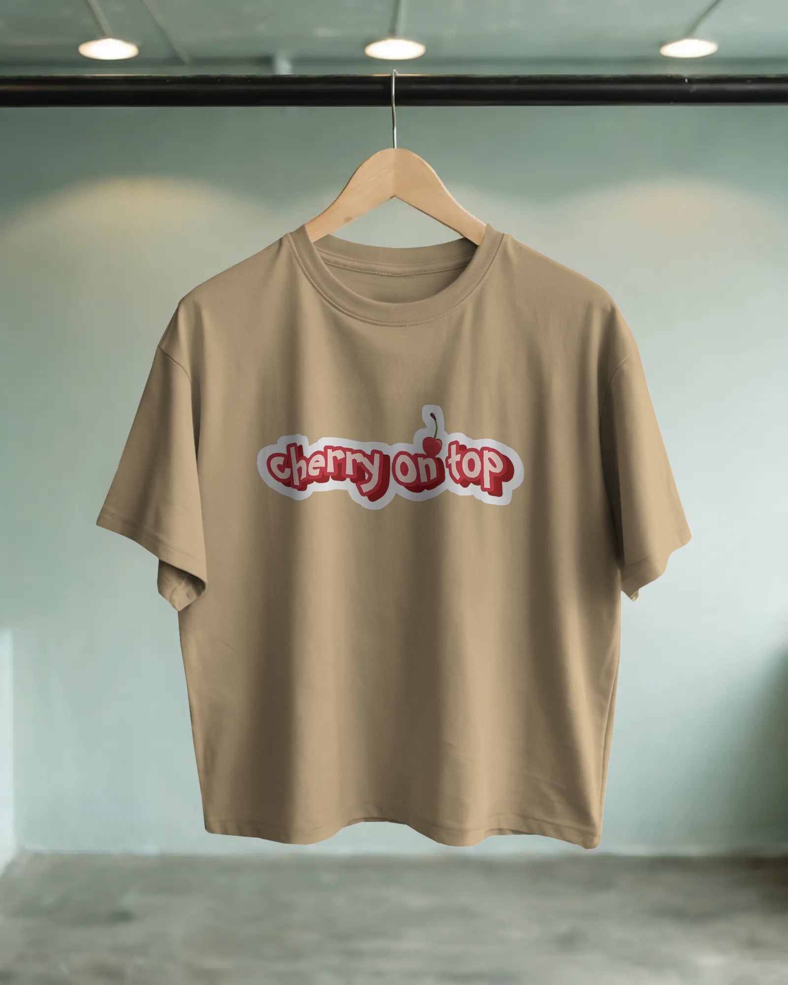 Cherry On Top Oversized Tee