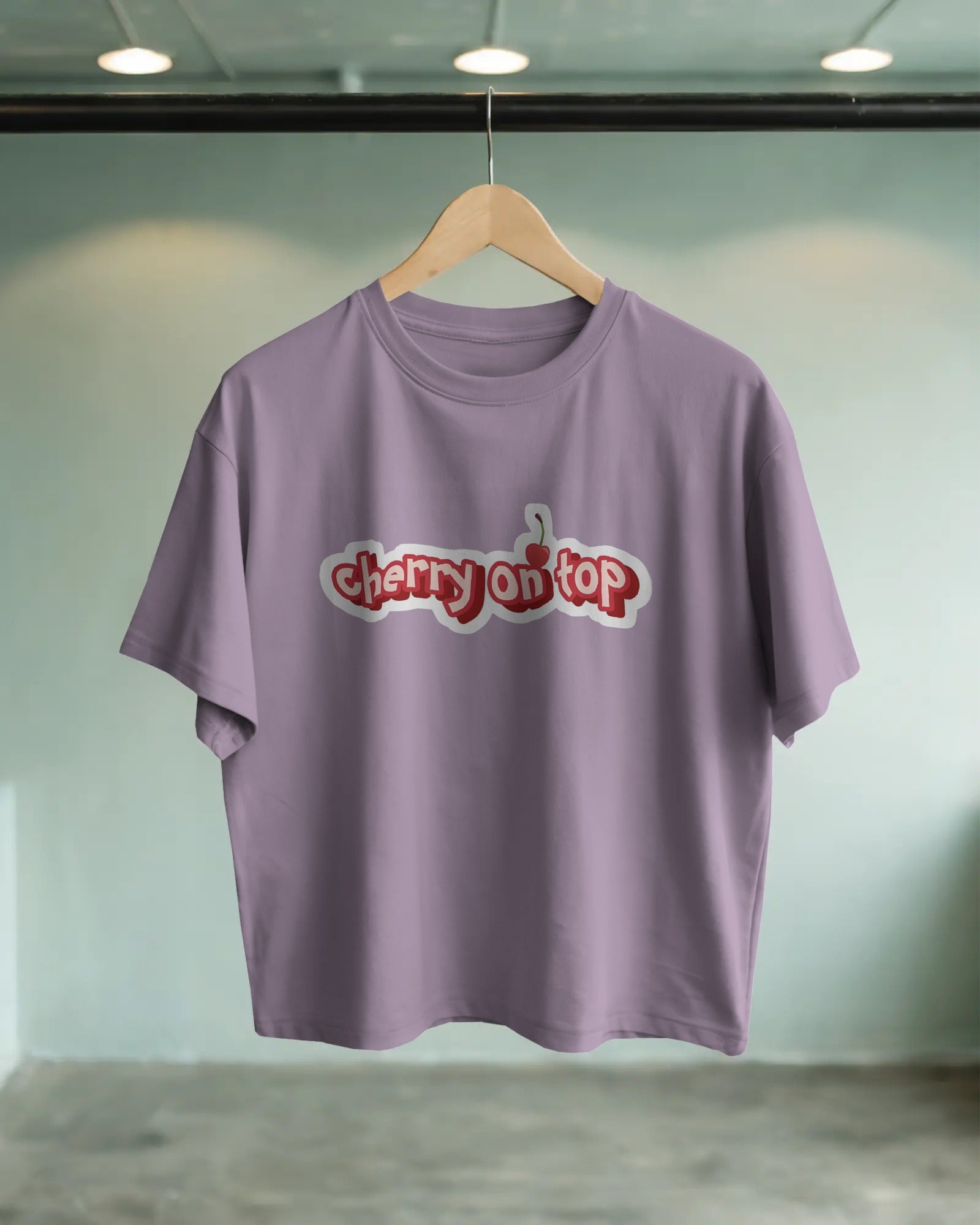 Cherry On Top Oversized Tee