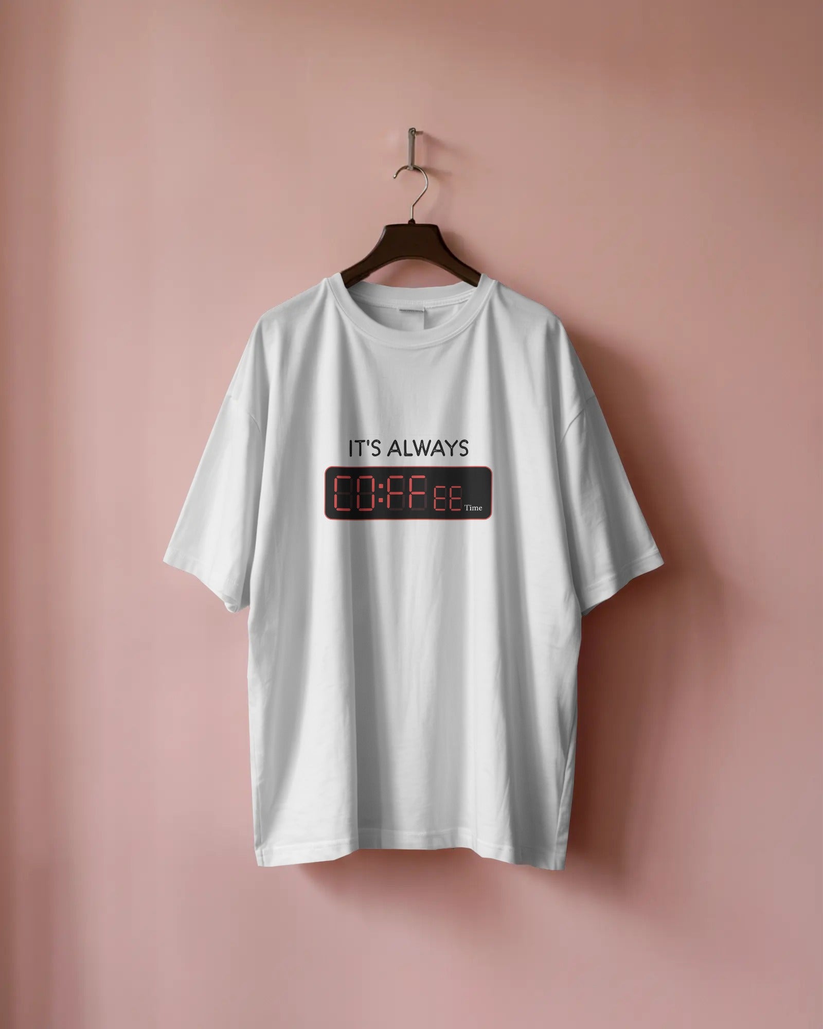 Coffee O’Clock Oversized T-Shirt