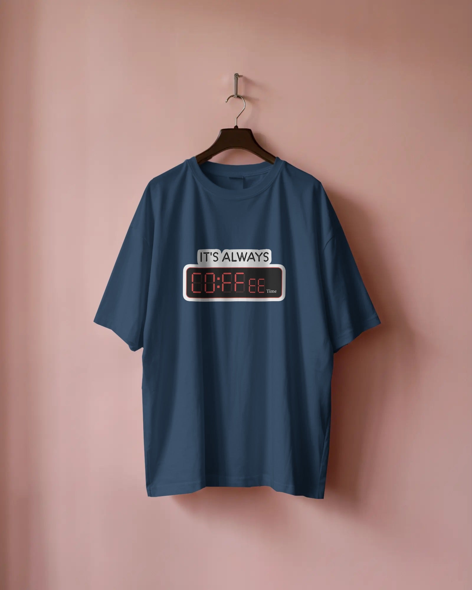 Coffee O’Clock Oversized T-Shirt