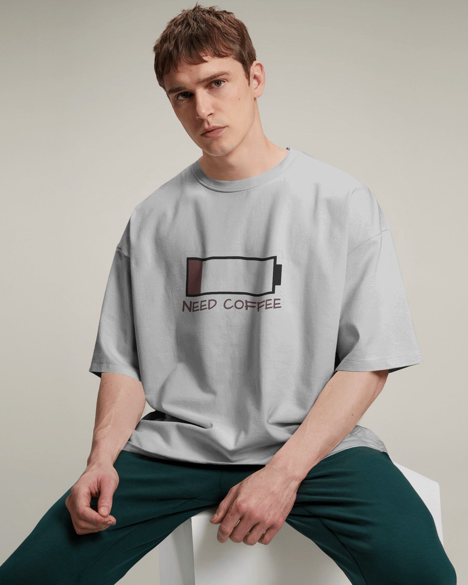 Need Coffee Battery Tee