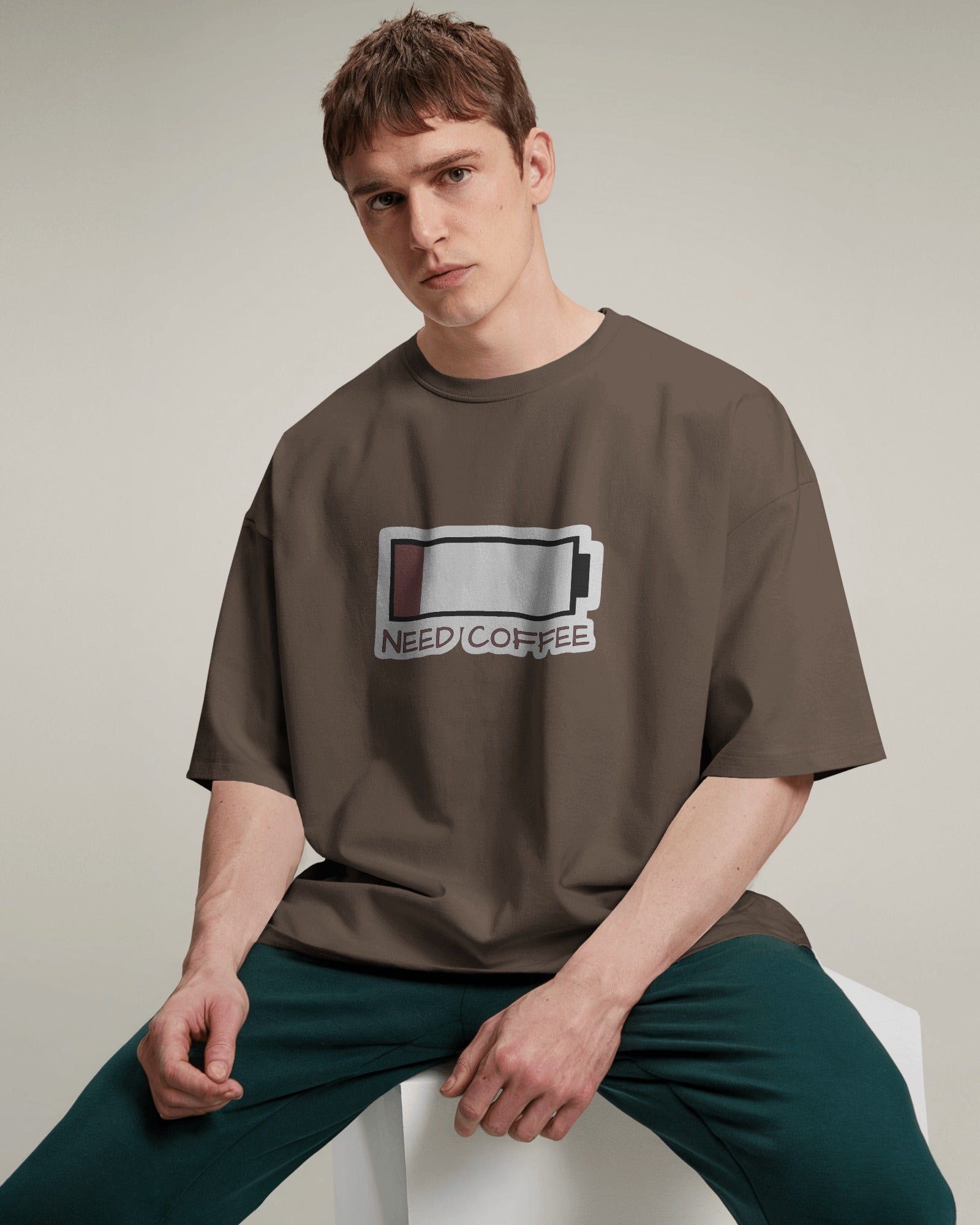 Need Coffee Battery Tee