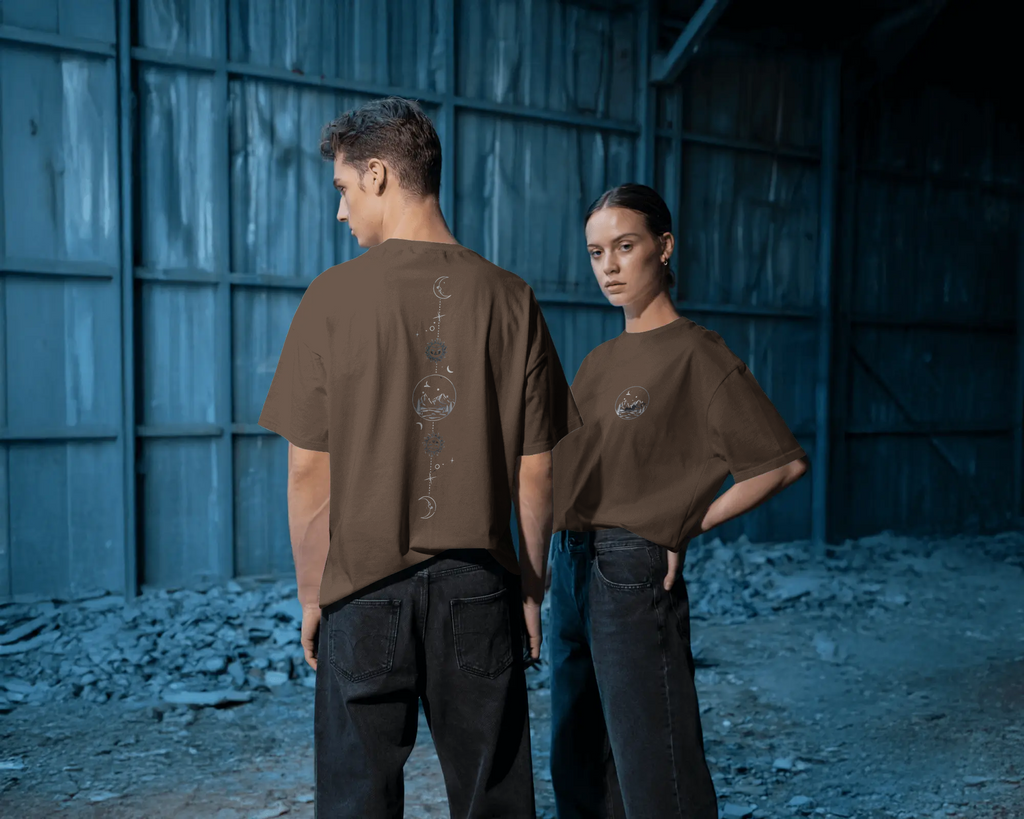 Moon Phase Oversized T-Shirt
