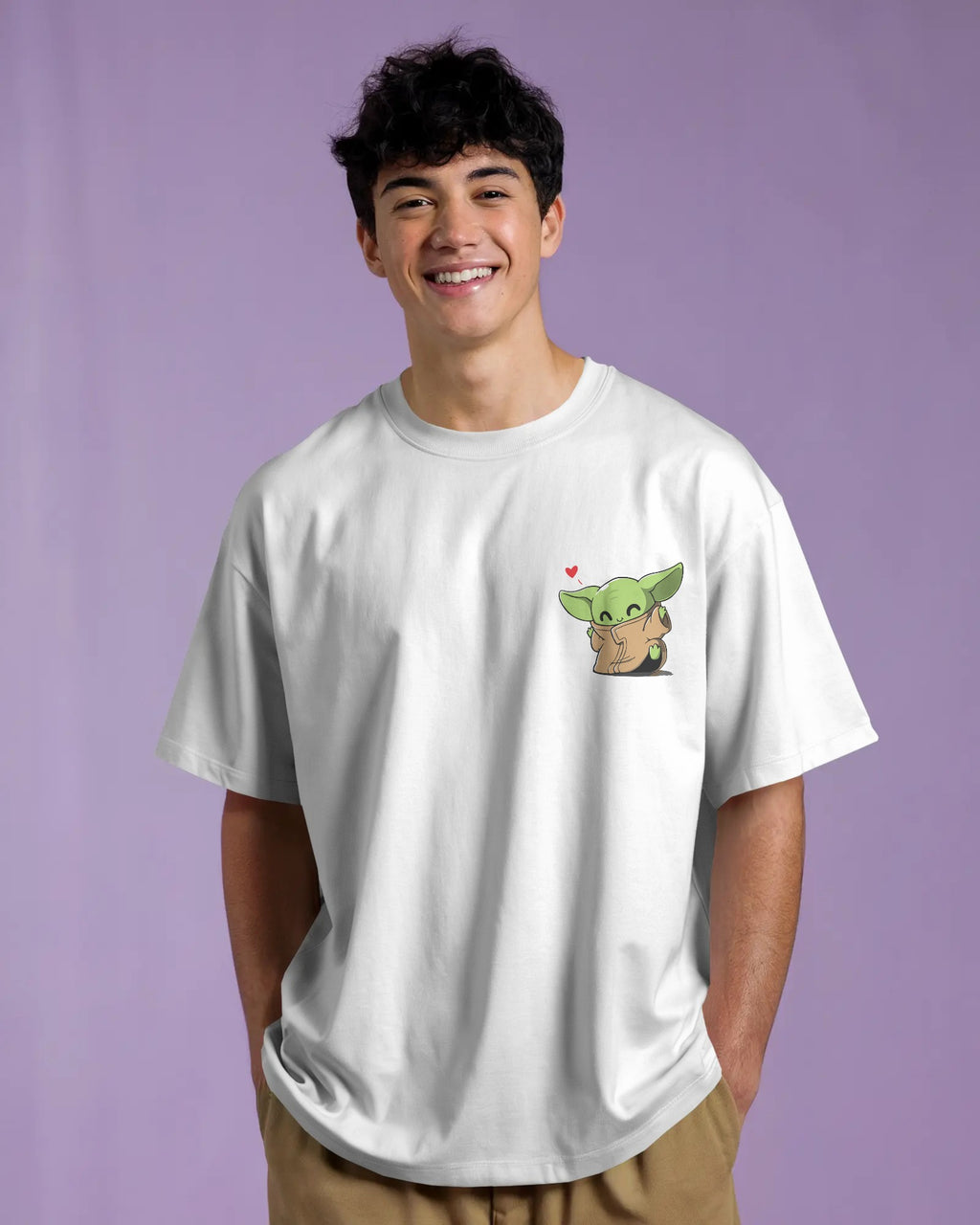 Pocket Yoda Oversized T-Shirt