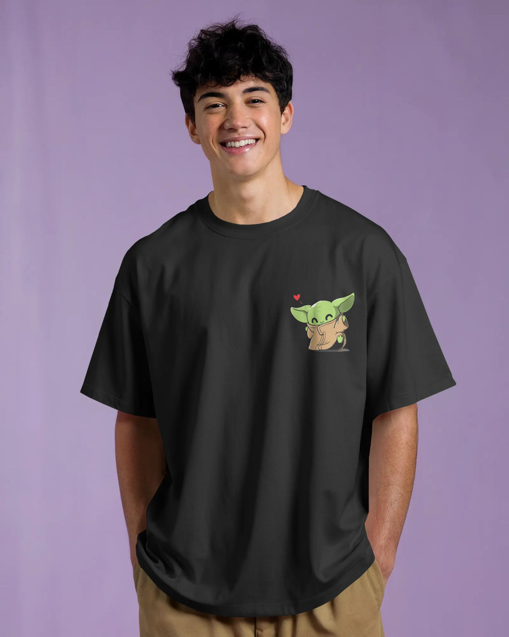 Pocket Yoda Oversized T-Shirt