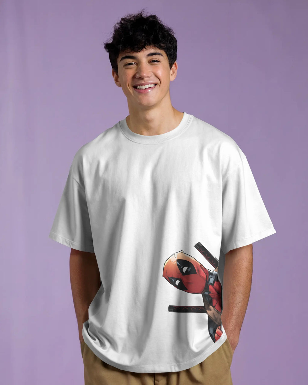 Side Pop Deadpool Tee