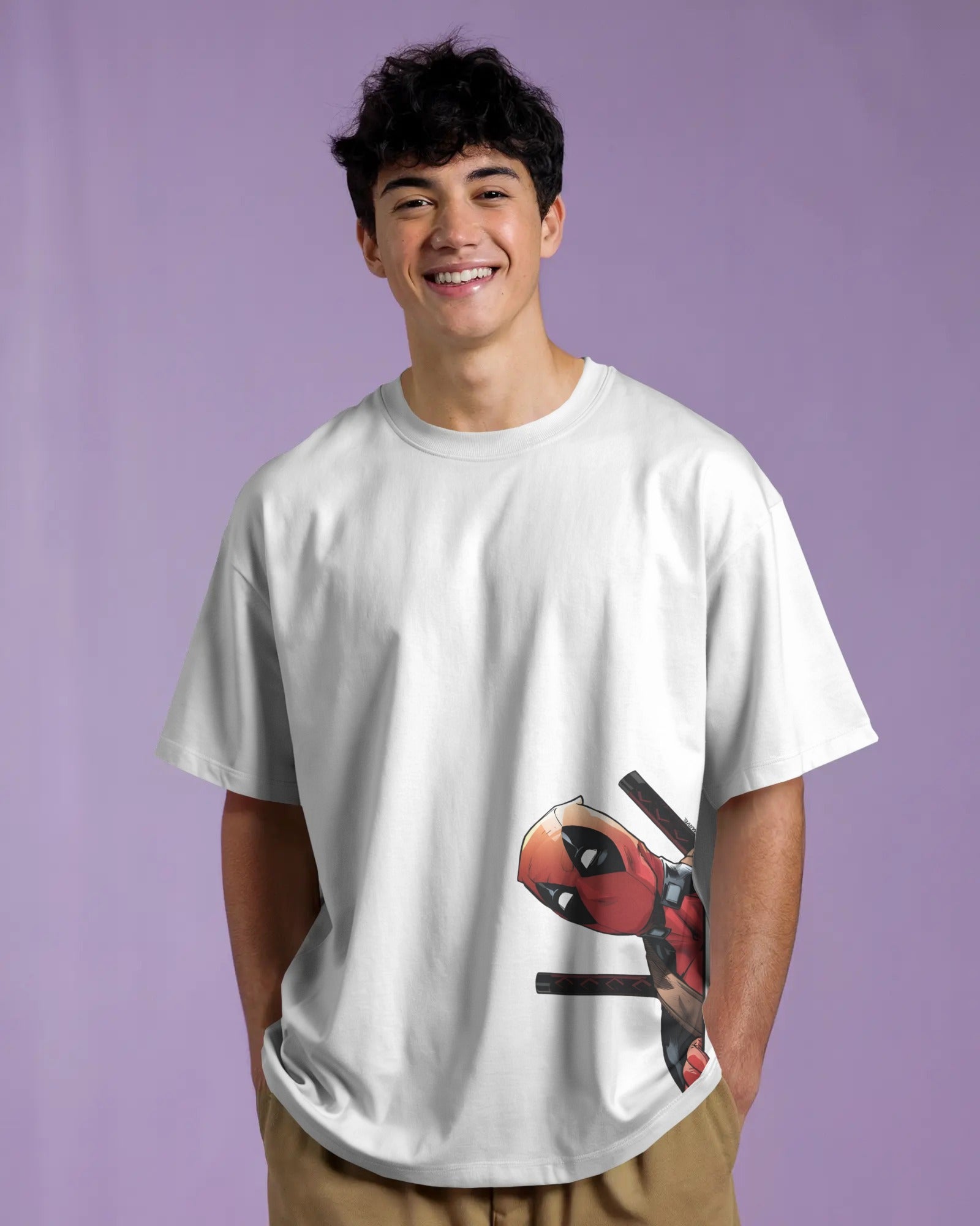 Side Pop Deadpool Tee